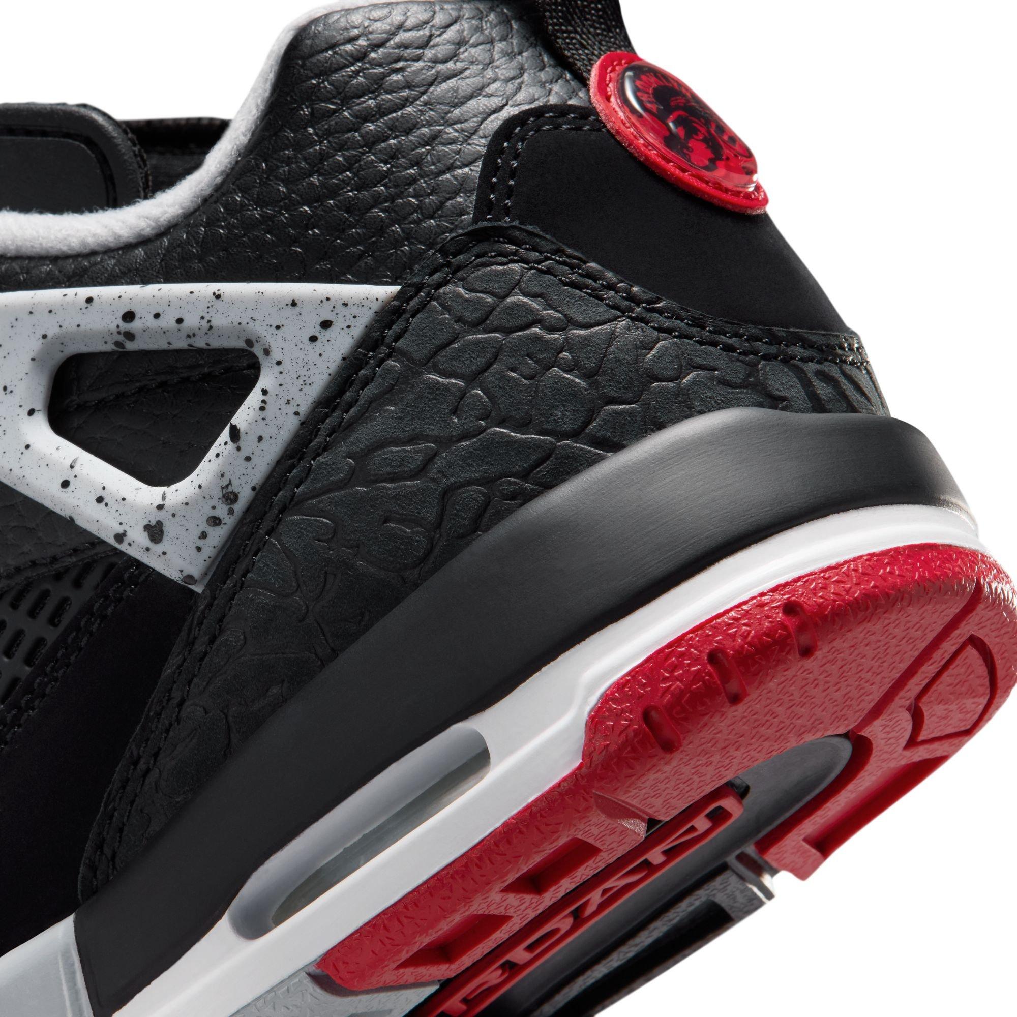 Jordan Spizike Low Grade School Boys' "Black/Gym Red/Wolf Grey/White" Shoe