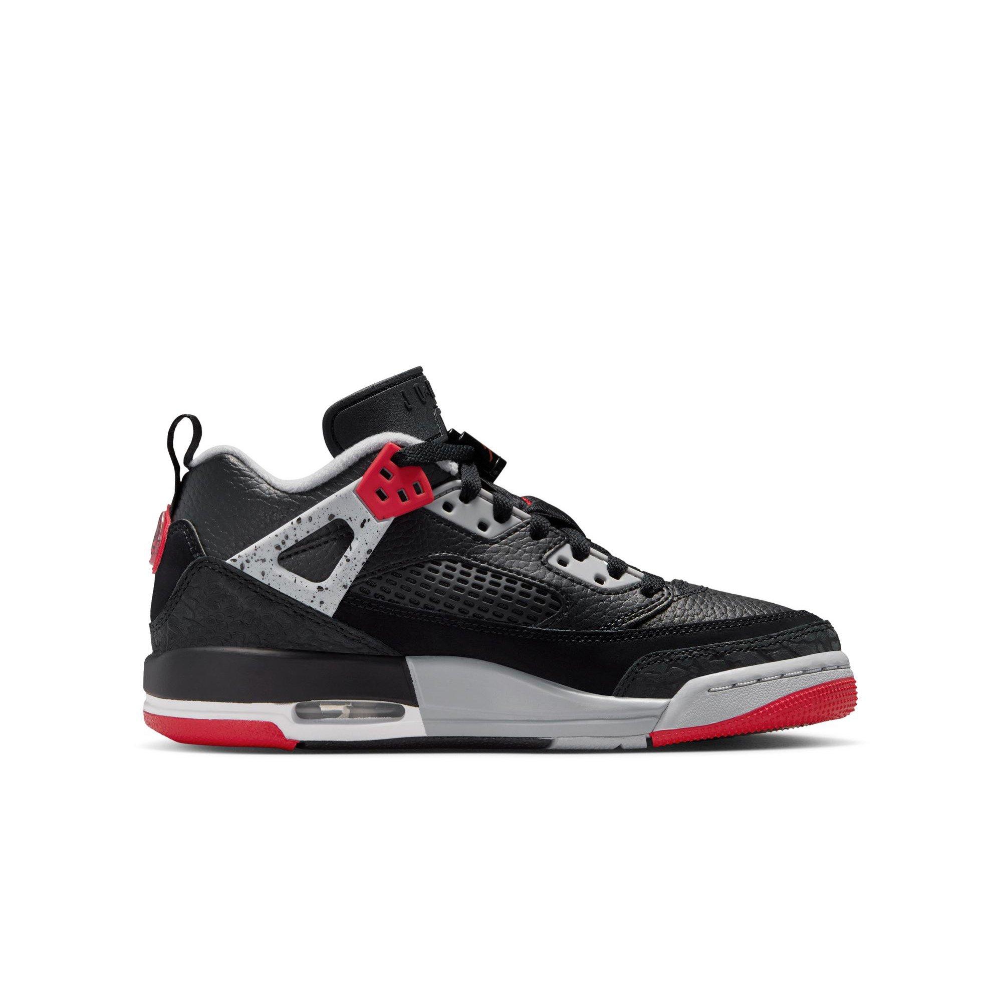 Jordan Spizike Low Grade School Boys' "Black/Gym Red/Wolf Grey/White" Shoe
