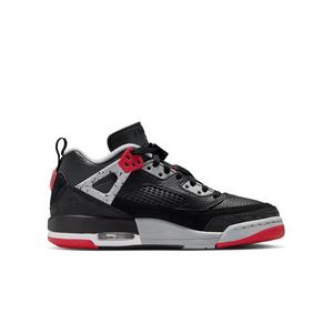 Jordan Spizike Low "Black/Gym Red/Wolf Grey/White" Grade School Boys' Shoe