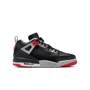 Jordan Spizike Low "Black/Gym Red/Wolf Grey/White" Grade School Boys' Shoe