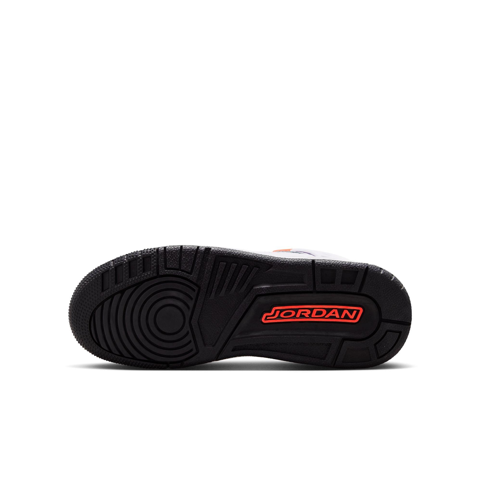 Jordan Spizike Low "White/Bright Crimson/Vast Grey/Black" Grade School Boys' Shoe - WHITE/RED Thumbnail View 8