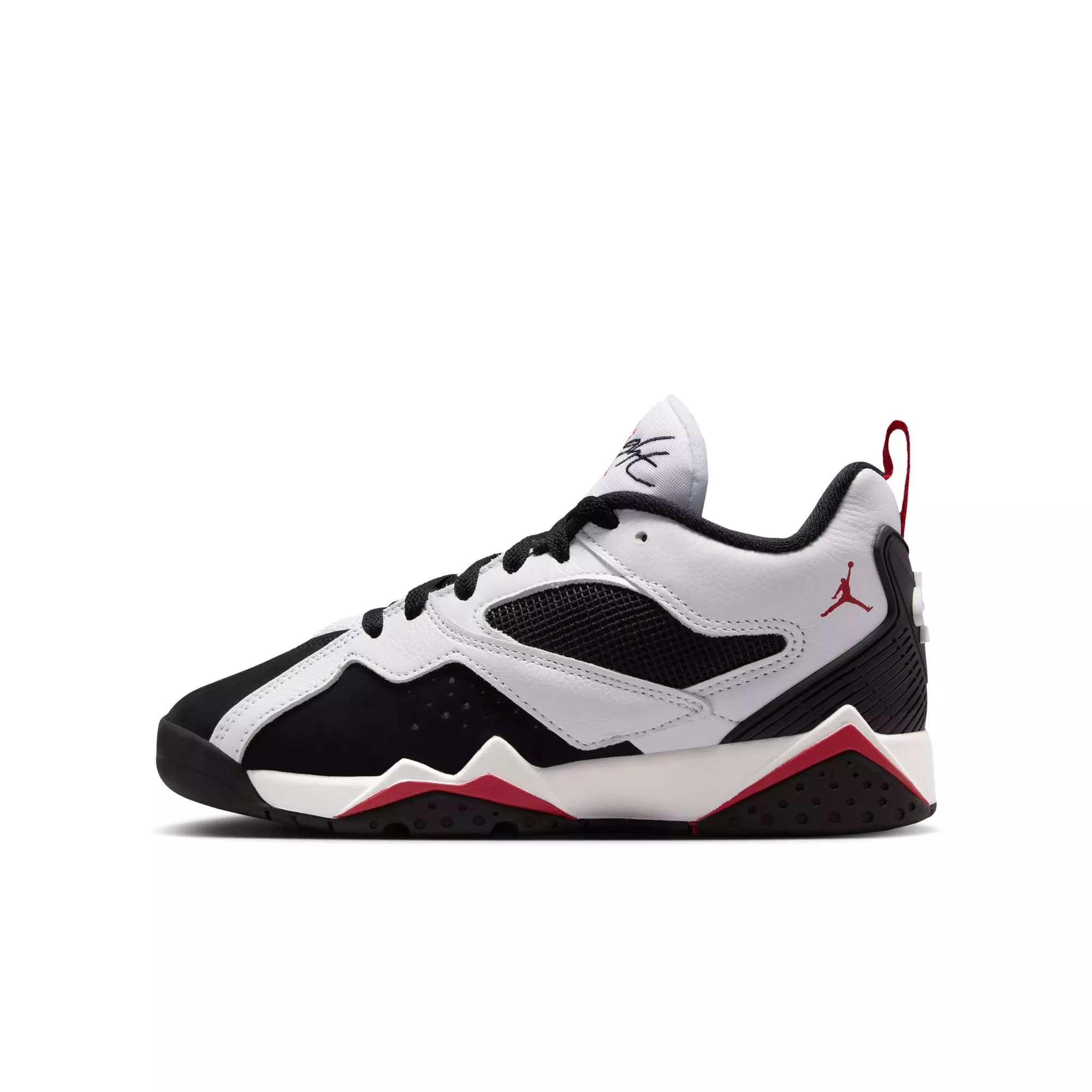 Jordan MVP 92 "White/Gym Red/Black" Grade School Boys' Shoe - WHITE/RED/BLACK