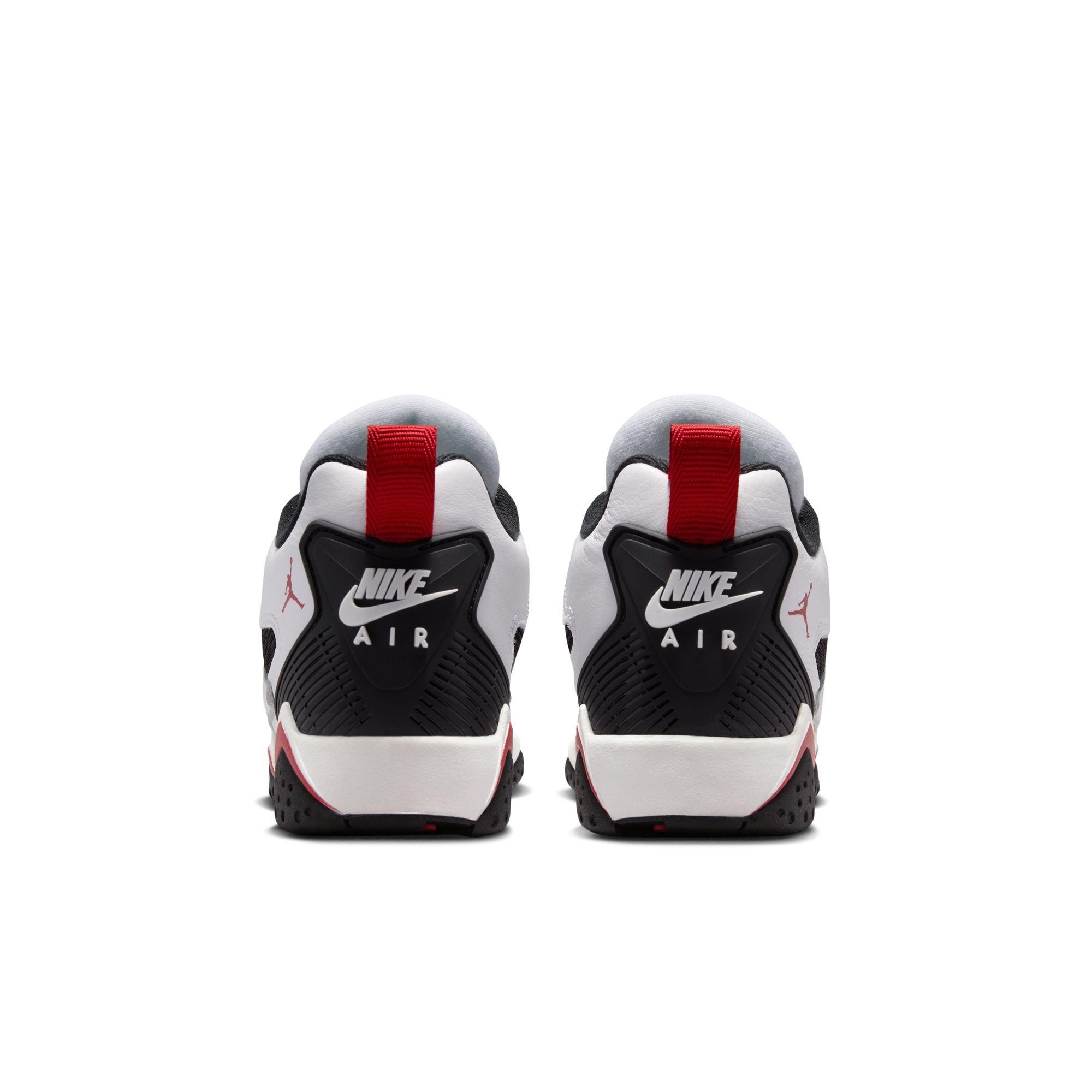 Jordan MVP 92 "White/Gym Red/Black" Grade School Boys' Shoe - WHITE/RED/BLACK Thumbnail View 7