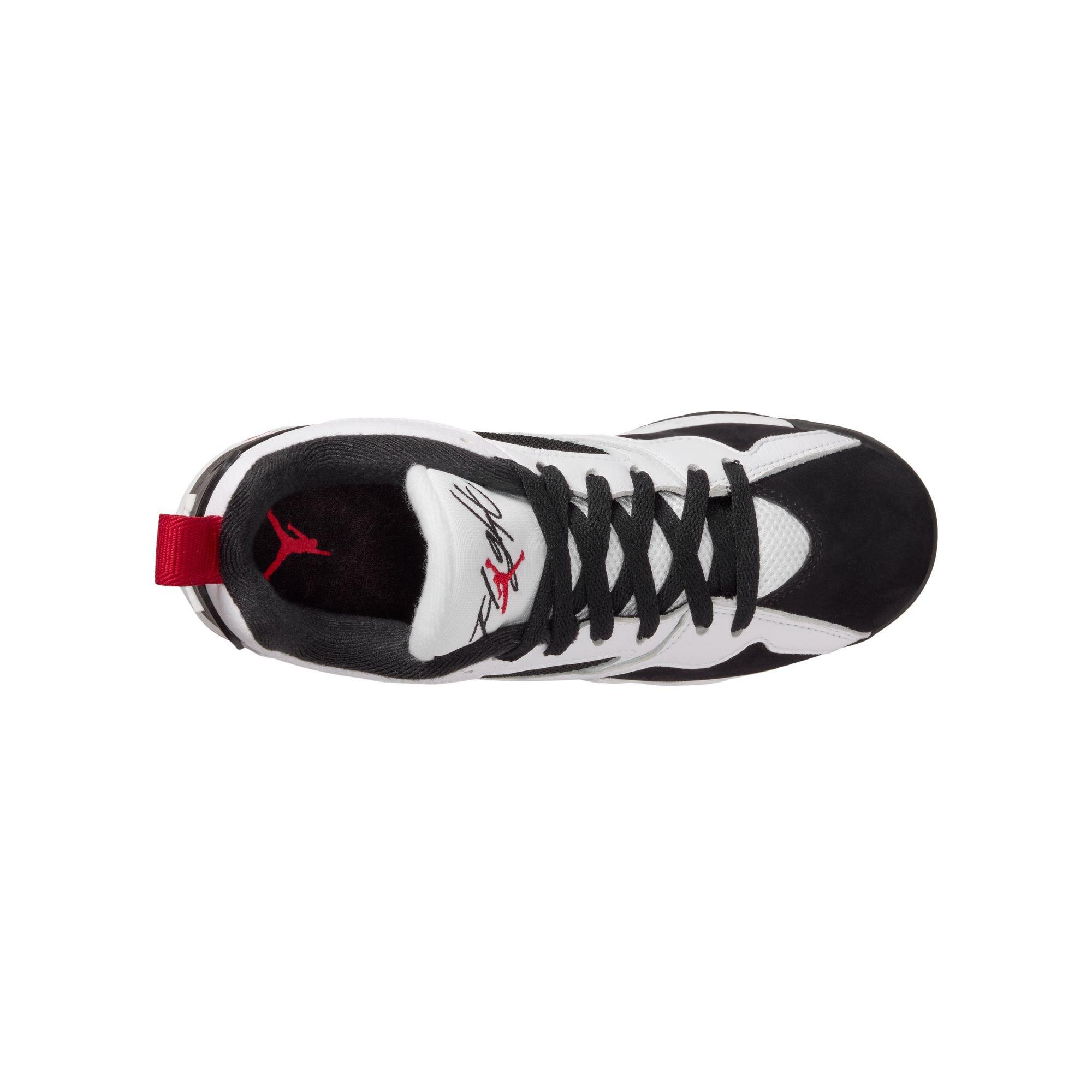 Jordan MVP 92 "White/Gym Red/Black" Grade School Boys' Shoe - WHITE/RED/BLACK Thumbnail View 8