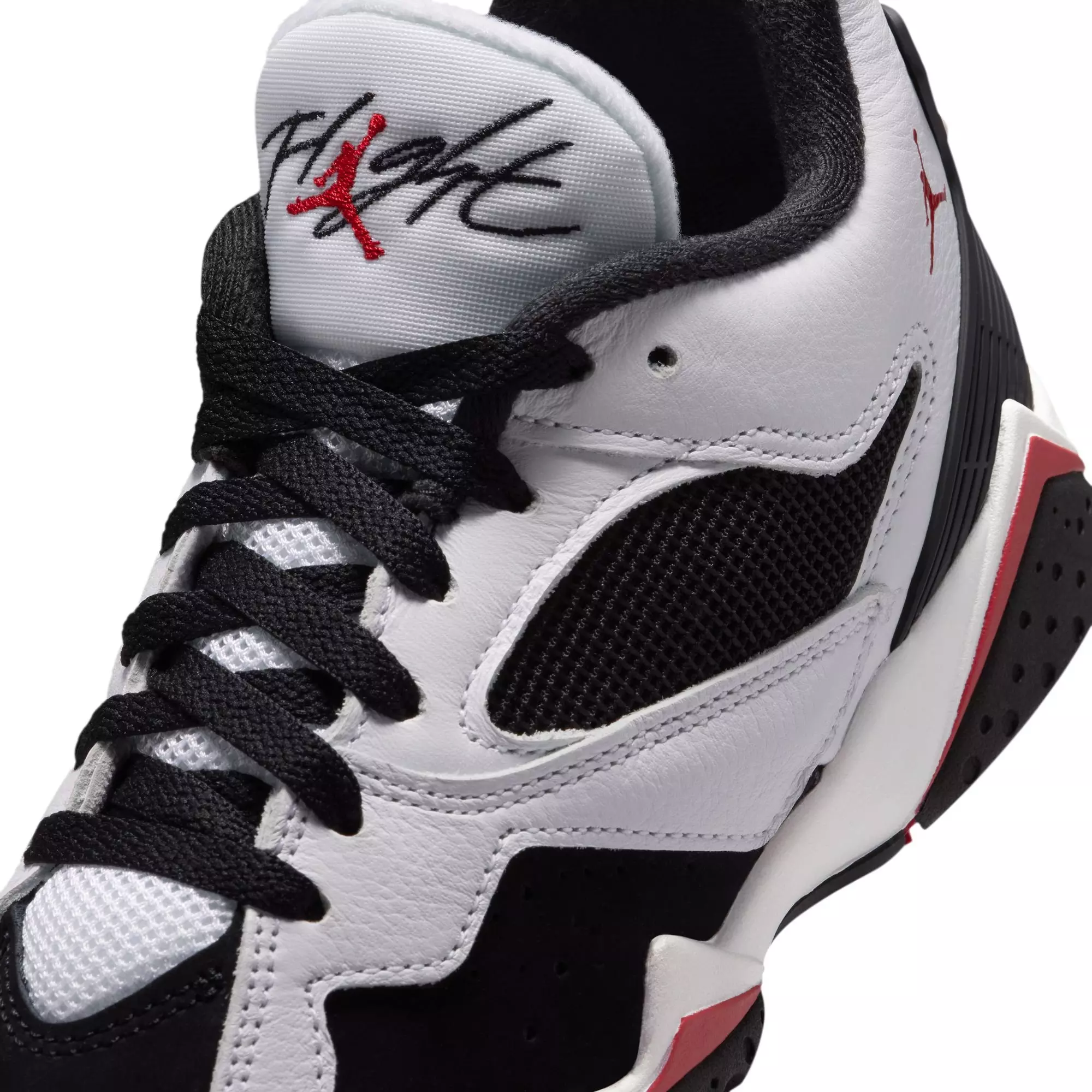 Jordan MVP 92 "White/Gym Red/Black" Grade School Boys' Shoe - WHITE/RED/BLACK