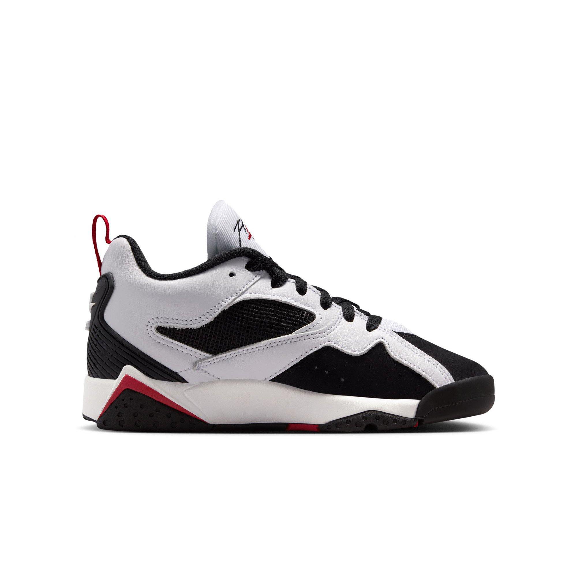 Jordan MVP 92 "White/Gym Red/Black" Grade School Boys' Shoe - WHITE/RED/BLACK Thumbnail View 2