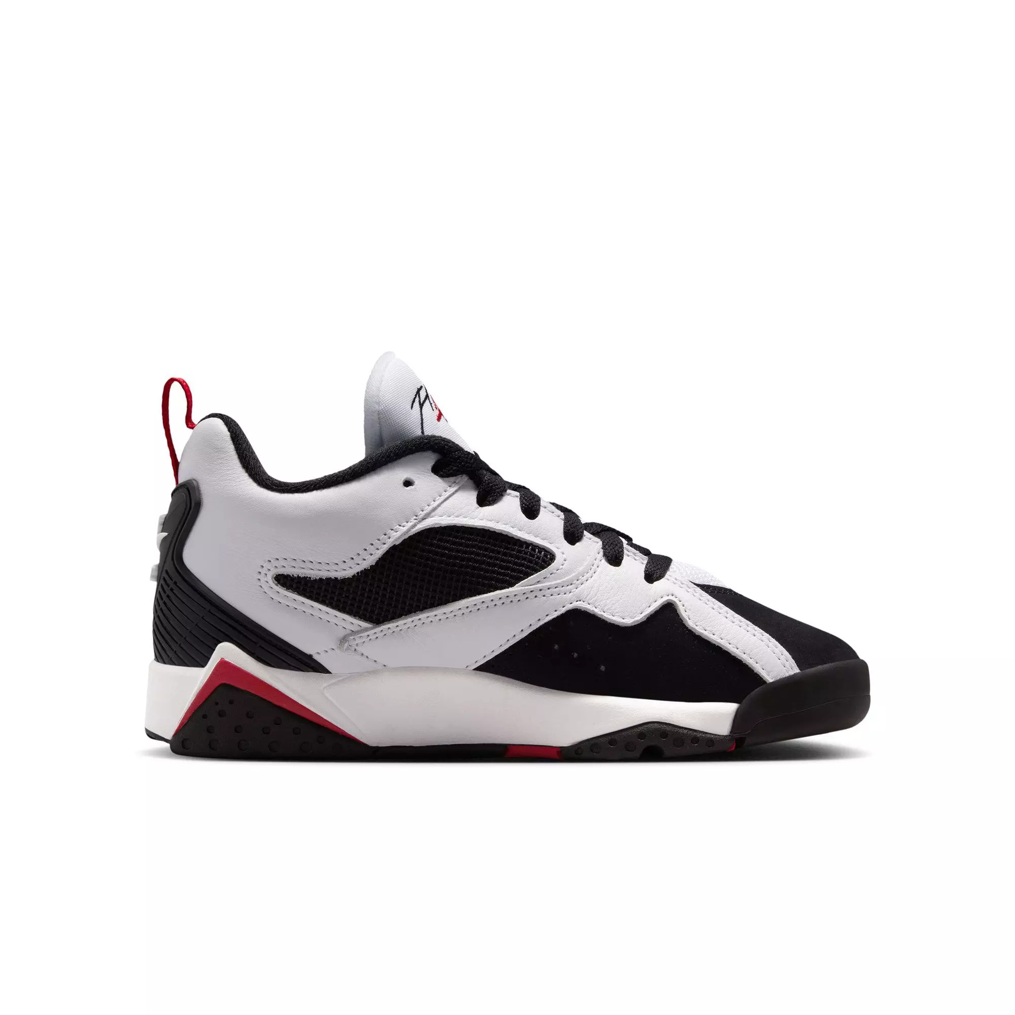 Jordan MVP 92 "White/Gym Red/Black" Grade School Boys' Shoe - WHITE/RED/BLACK