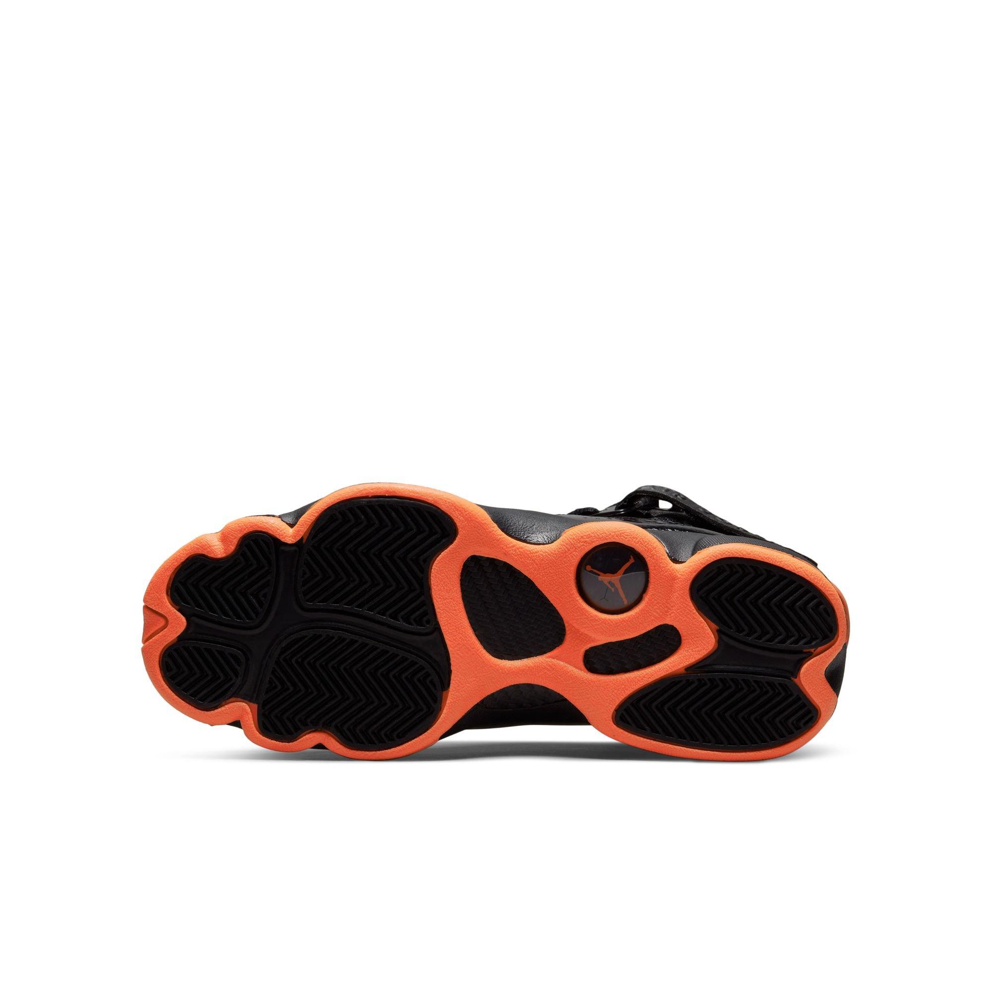 Jordan 6 Rings "Black/Infrared 23" Grade School Boys' Shoe - BLACK/INFRARED Thumbnail View 8