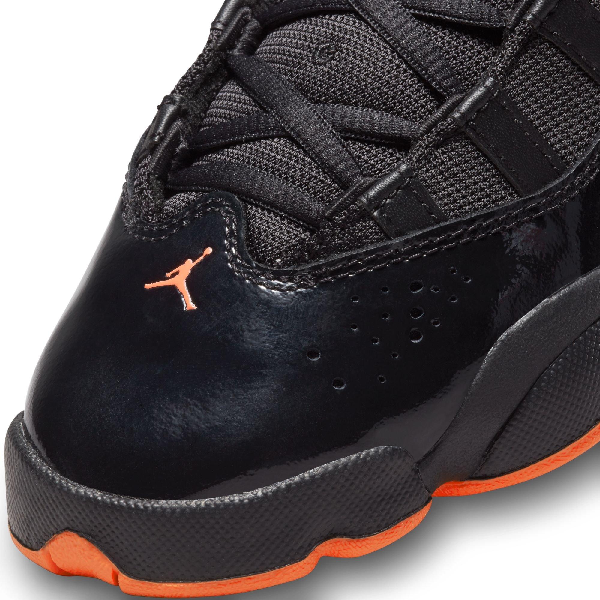 Jordan 6 Rings "Black/Infrared 23" Grade School Boys' Shoe - BLACK/INFRARED Thumbnail View 9