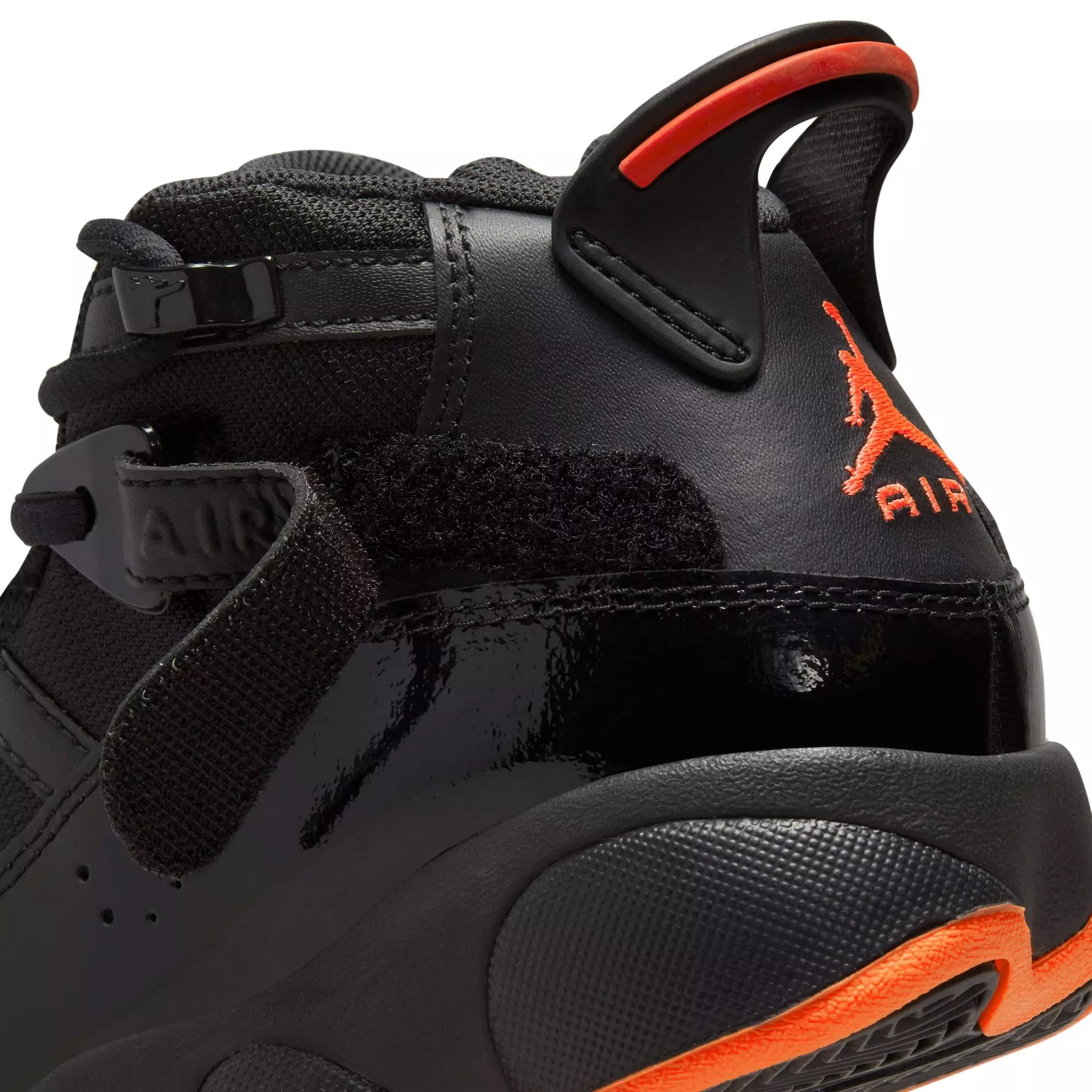 Jordan 6 Rings "Black/Infrared 23" Grade School Boys' Shoe - BLACK/INFRARED