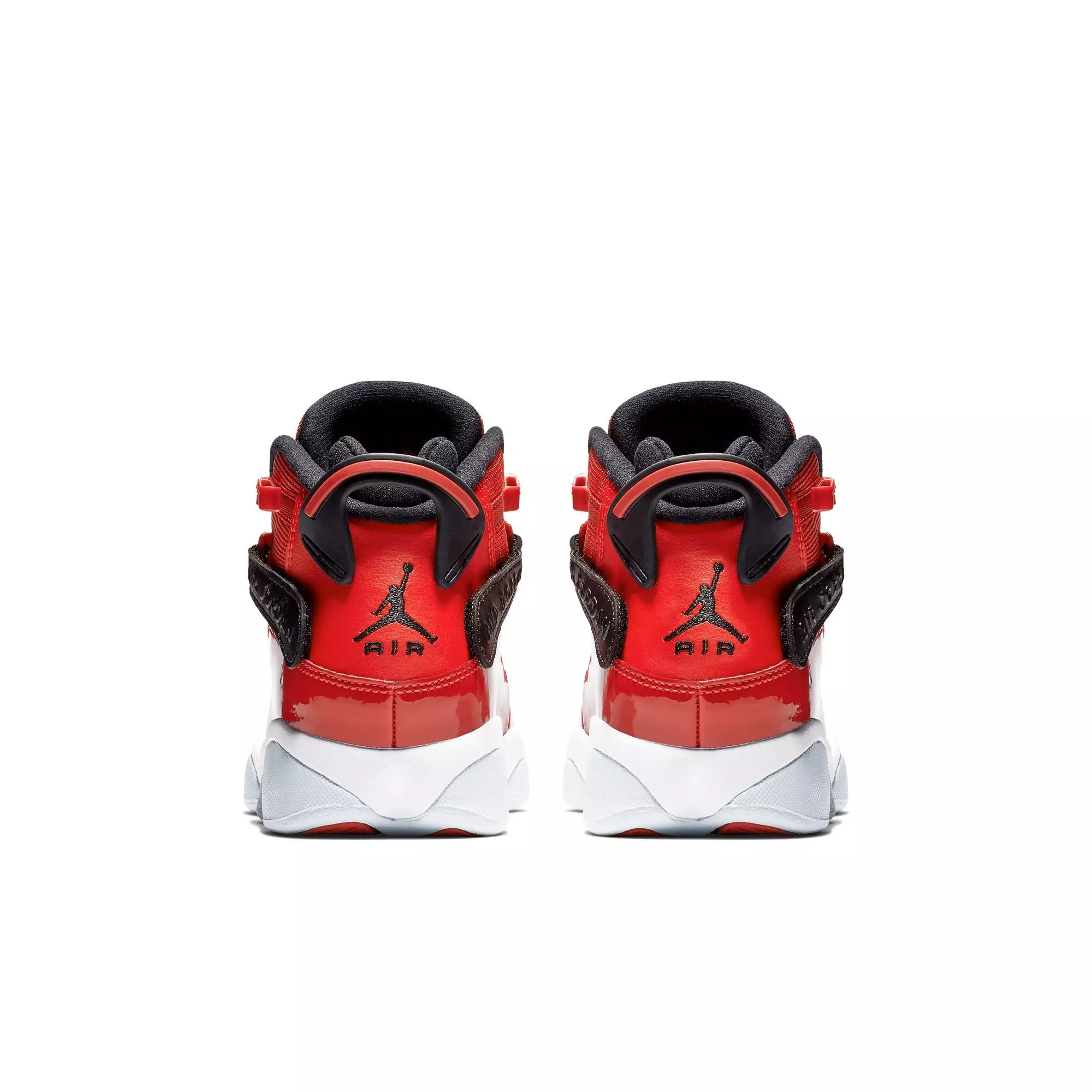 Jordan 6 Rings "Gym Red/Black/White" Grade School Boys' Shoe - RED/BLACK