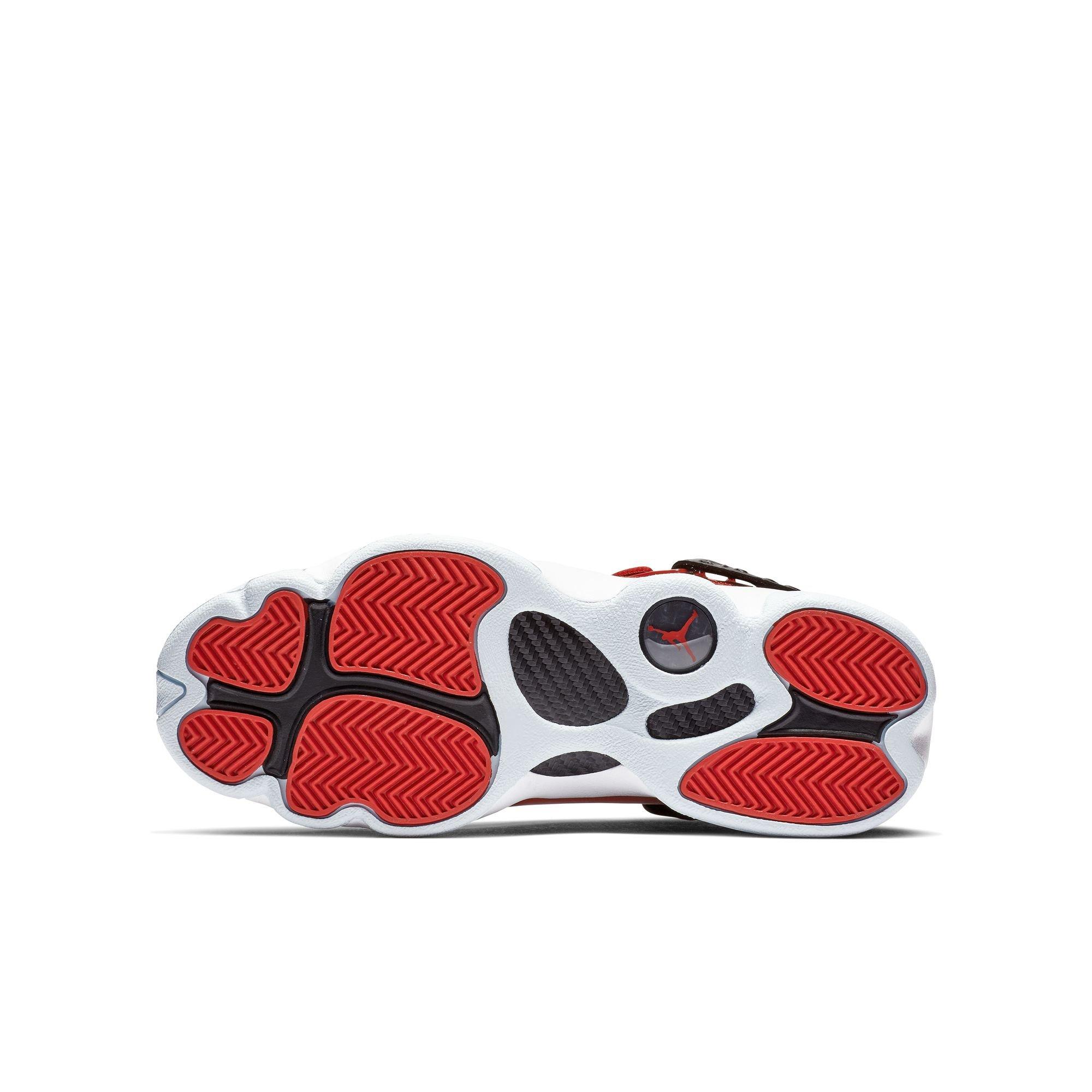 Jordan 6 Rings "Gym Red/Black/White" Grade School Boys' Shoe - RED/BLACK Thumbnail View 8