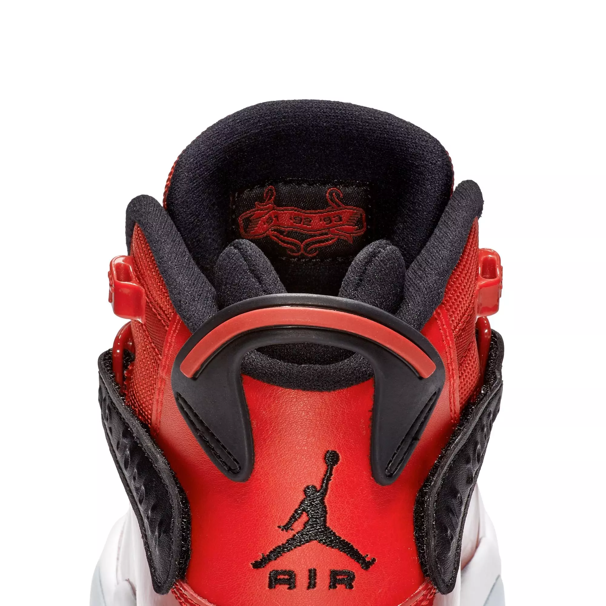 Jordan 6 Rings "Gym Red/Black/White" Grade School Boys' Shoe - RED/BLACK
