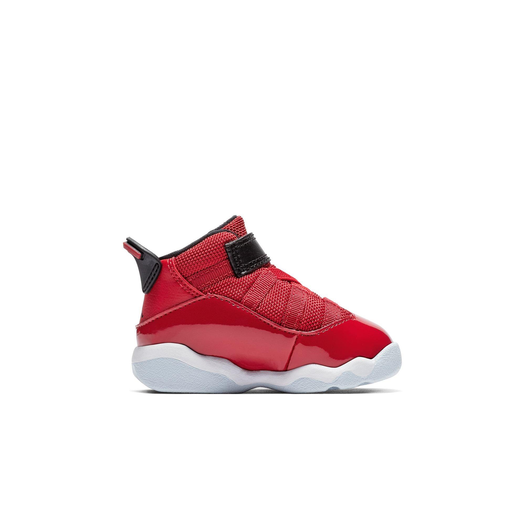 Jordan 6 Rings "Gym Red/Black/White" Toddler Boys' Shoe - RED/BLACK Thumbnail View 2