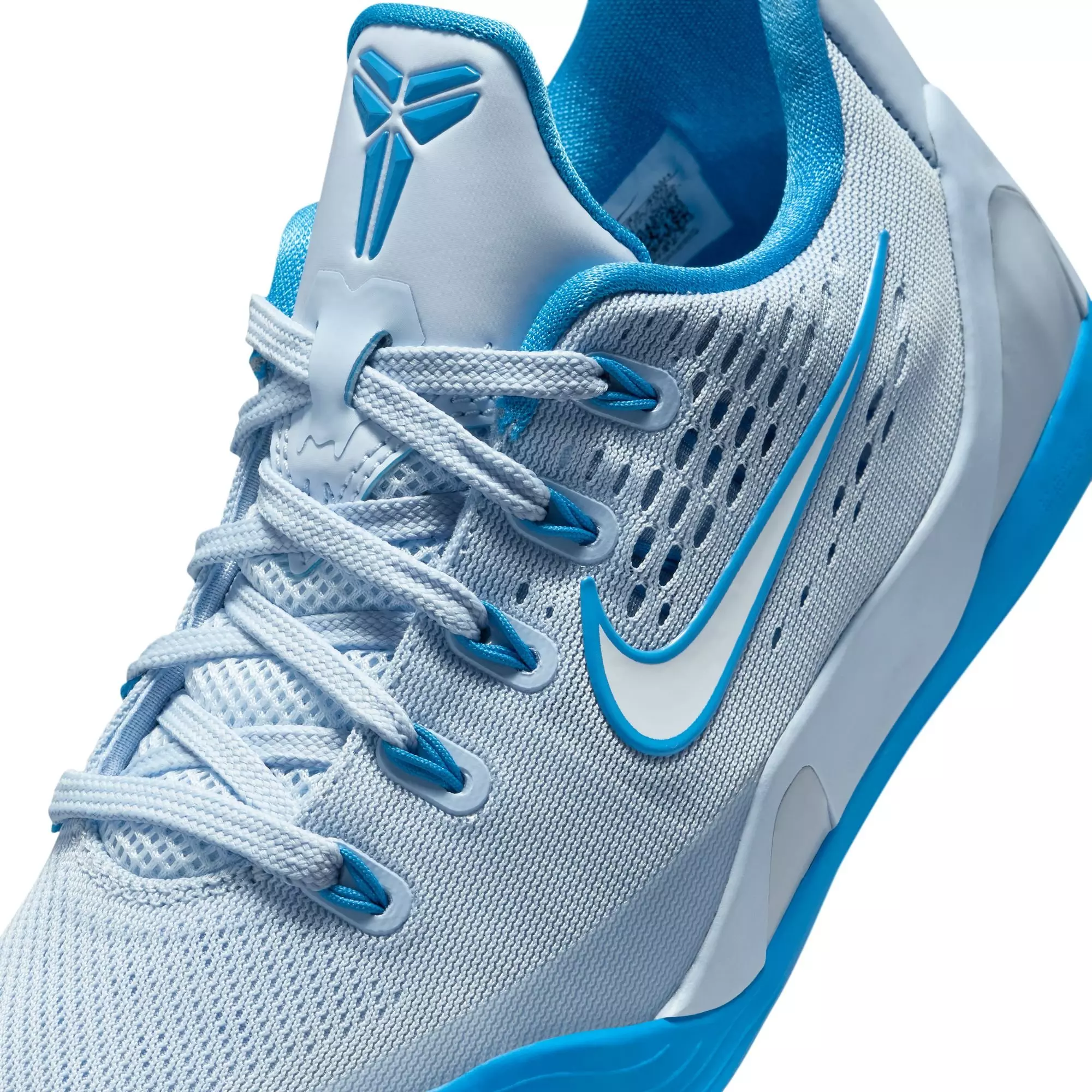 Nike Kobe IX Low EM "Hydrogen Blue" Grade School Kids' Basketball Shoe - HYDROGEN BLUE/PHOTO BLUE/WHITE