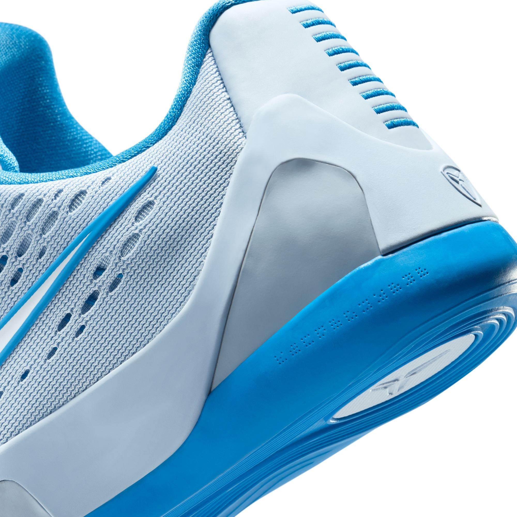 Nike Kobe IX Low EM "Hydrogen Blue" Grade School Kids' Basketball Shoe - HYDROGEN BLUE/PHOTO BLUE/WHITE Thumbnail View 6