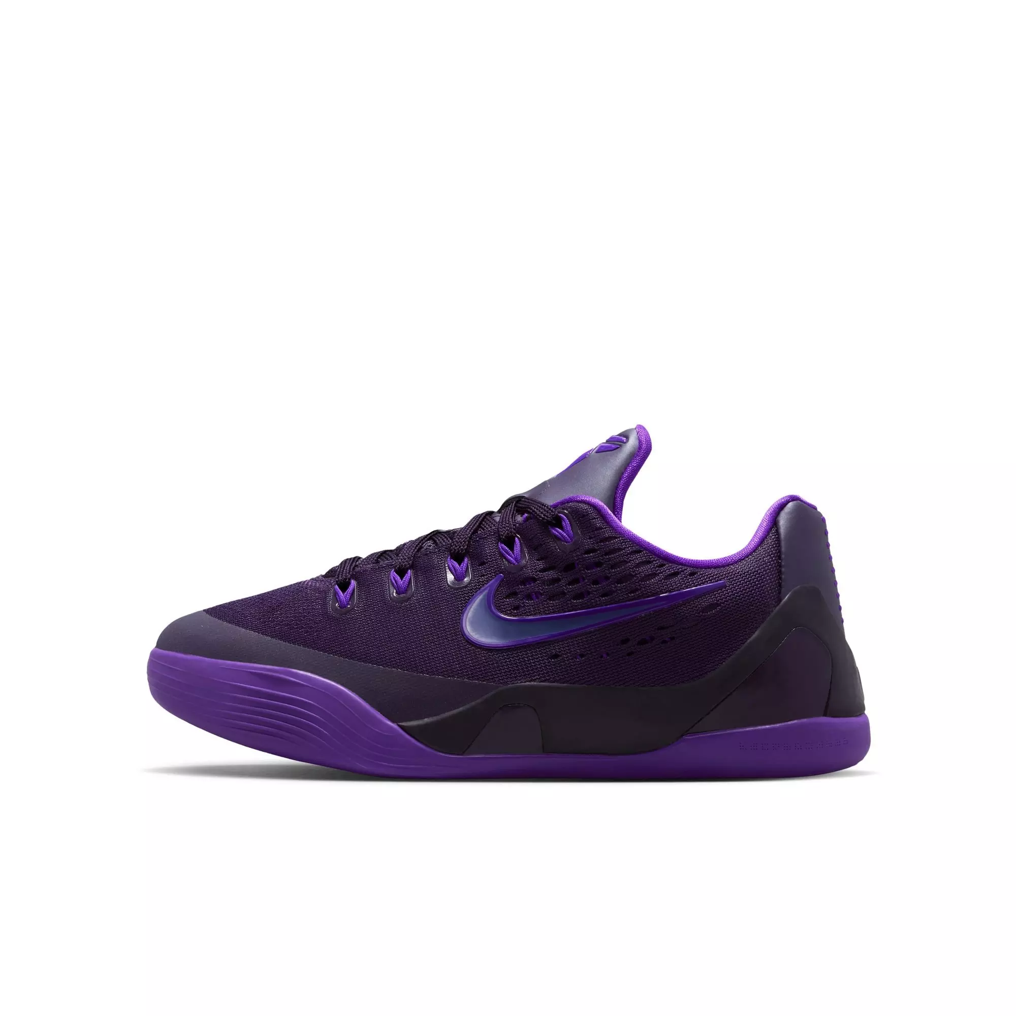 Nike Kobe IX "Purple Dynasty" Grade School Kids' Shoe - PURPLE DYNASTY/FIERCE PURPLE