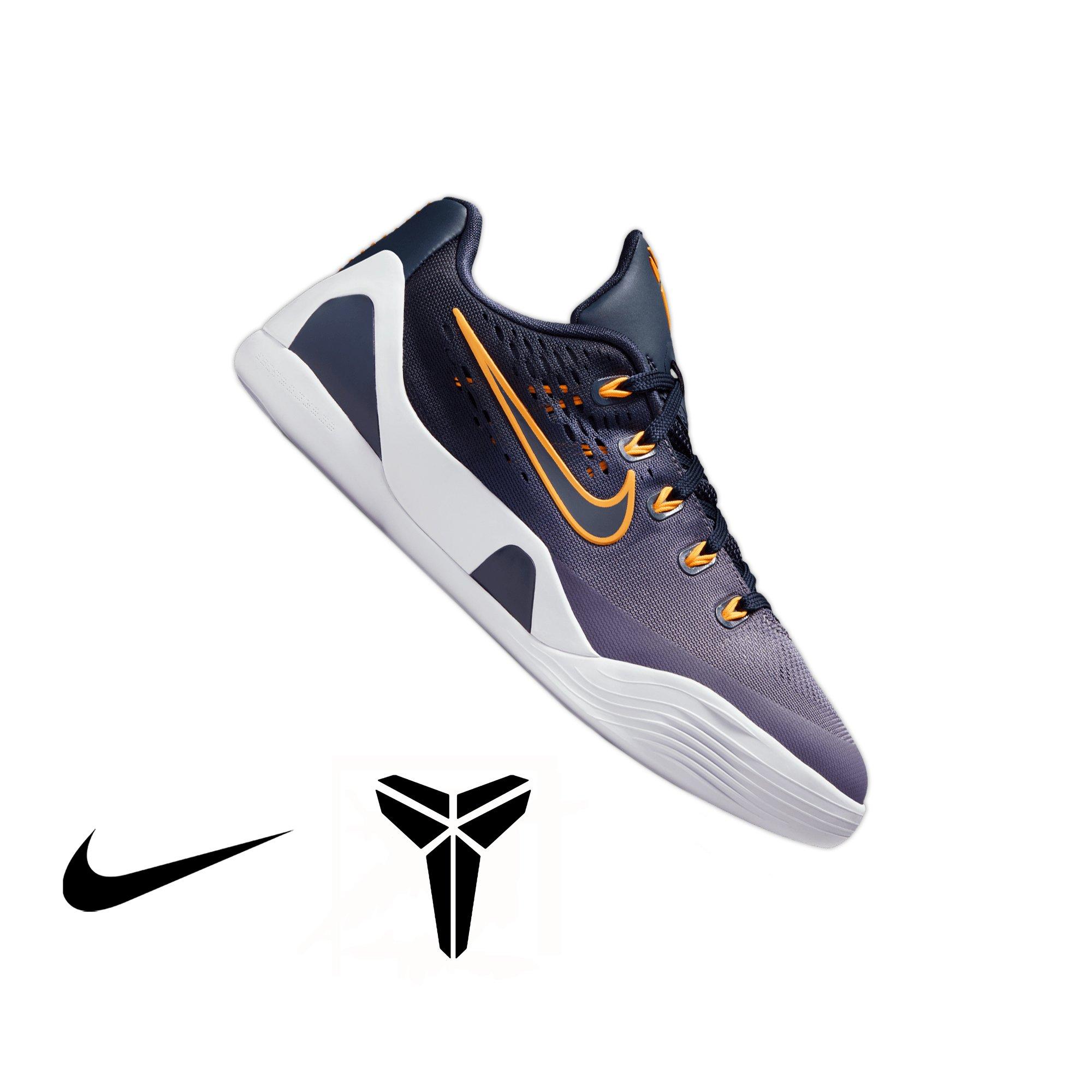 Kobe IX Elite Low EM Protro "Thunder Blue" Grade School Kids' Basketball Shoe - THUNDER BLUE/DAYBREAK/LASER ORANGE Thumbnail View 1