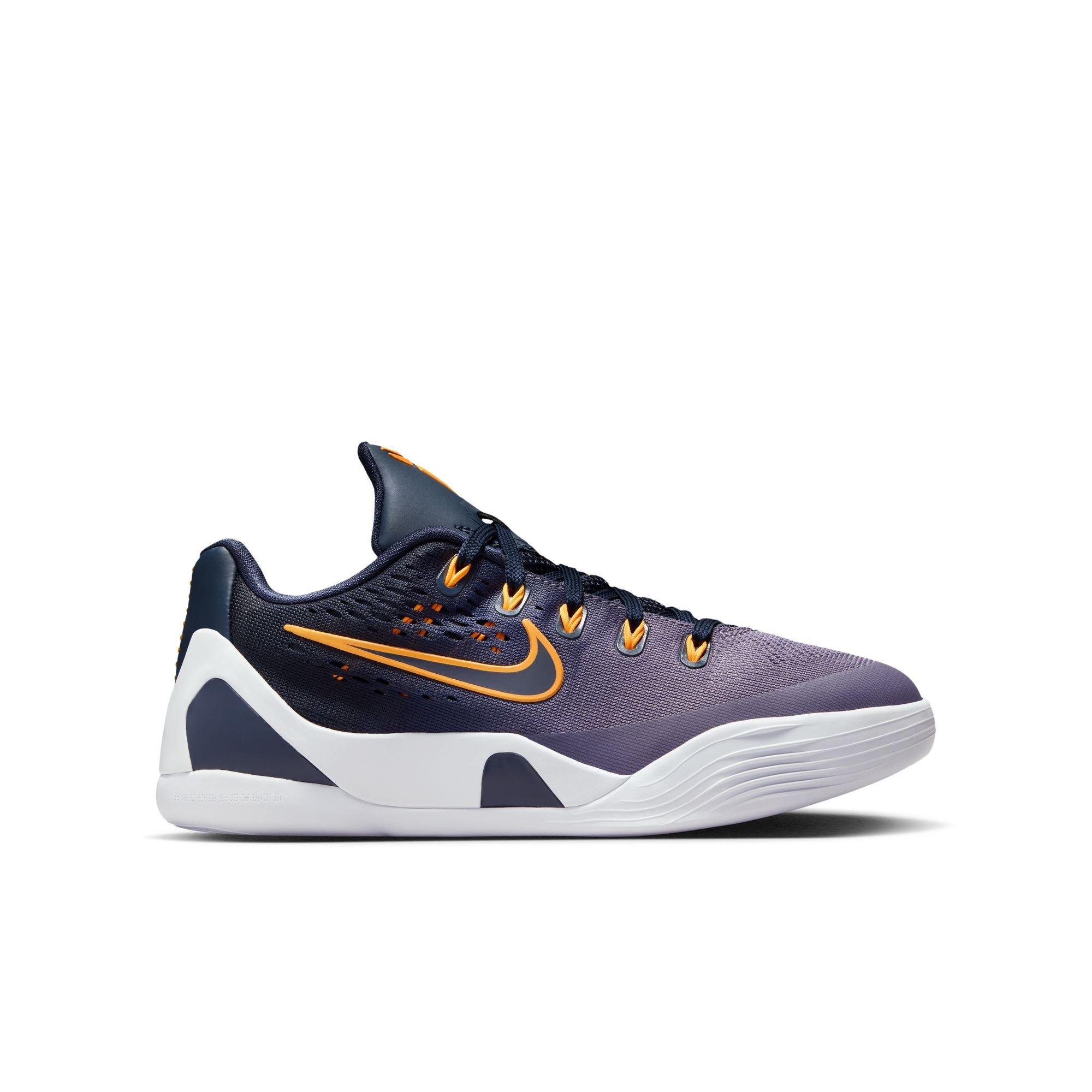 Kobe IX Elite Low EM Protro "Thunder Blue" Grade School Kids' Basketball Shoe - THUNDER BLUE/DAYBREAK/LASER ORANGE Thumbnail View 2