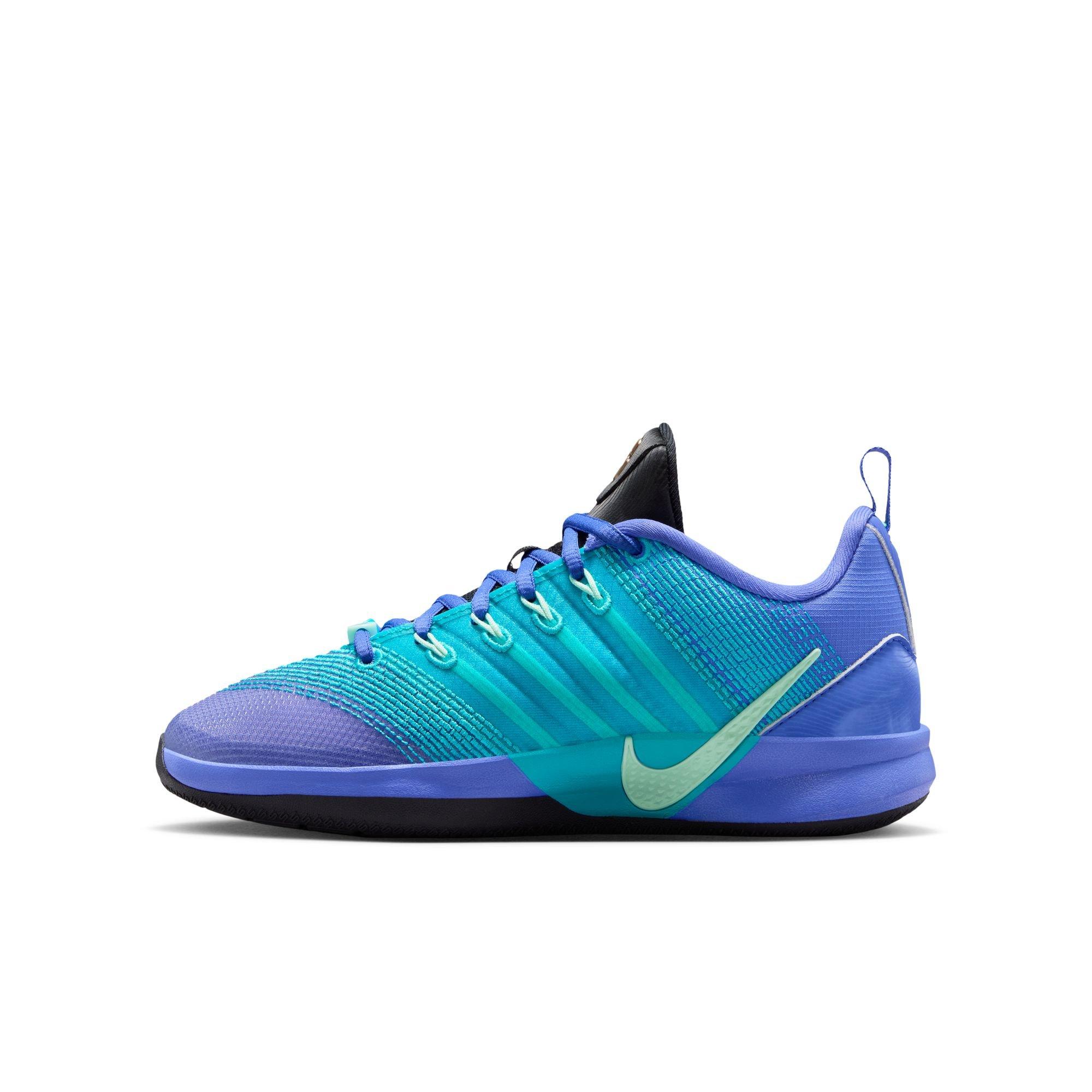 Nike Sabrina 3 "Walnut" Grade School Kids' Basketball Shoe - SAPPHIRE/BLUR/DUSTY CACTUS Thumbnail View 8