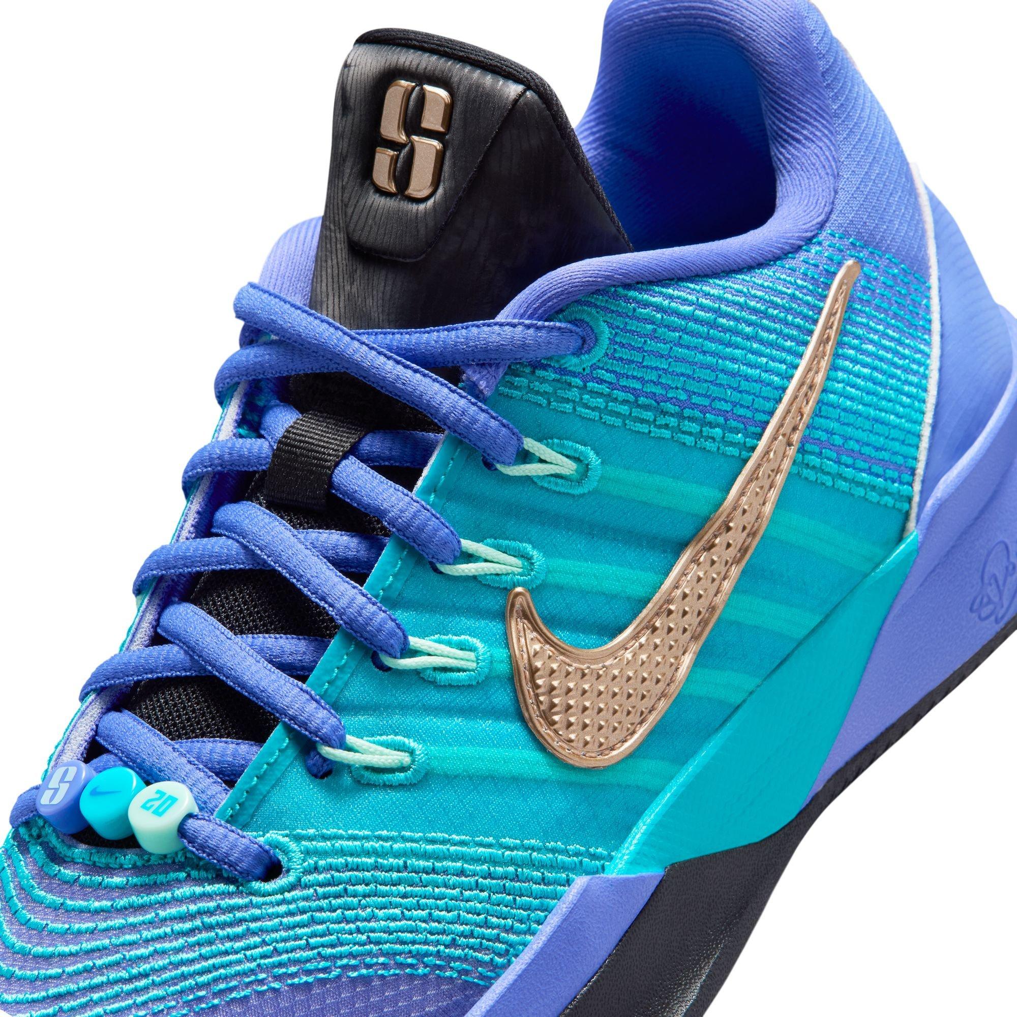 Nike Sabrina 3 "Walnut" Grade School Kids' Basketball Shoe - SAPPHIRE/BLUR/DUSTY CACTUS Thumbnail View 5