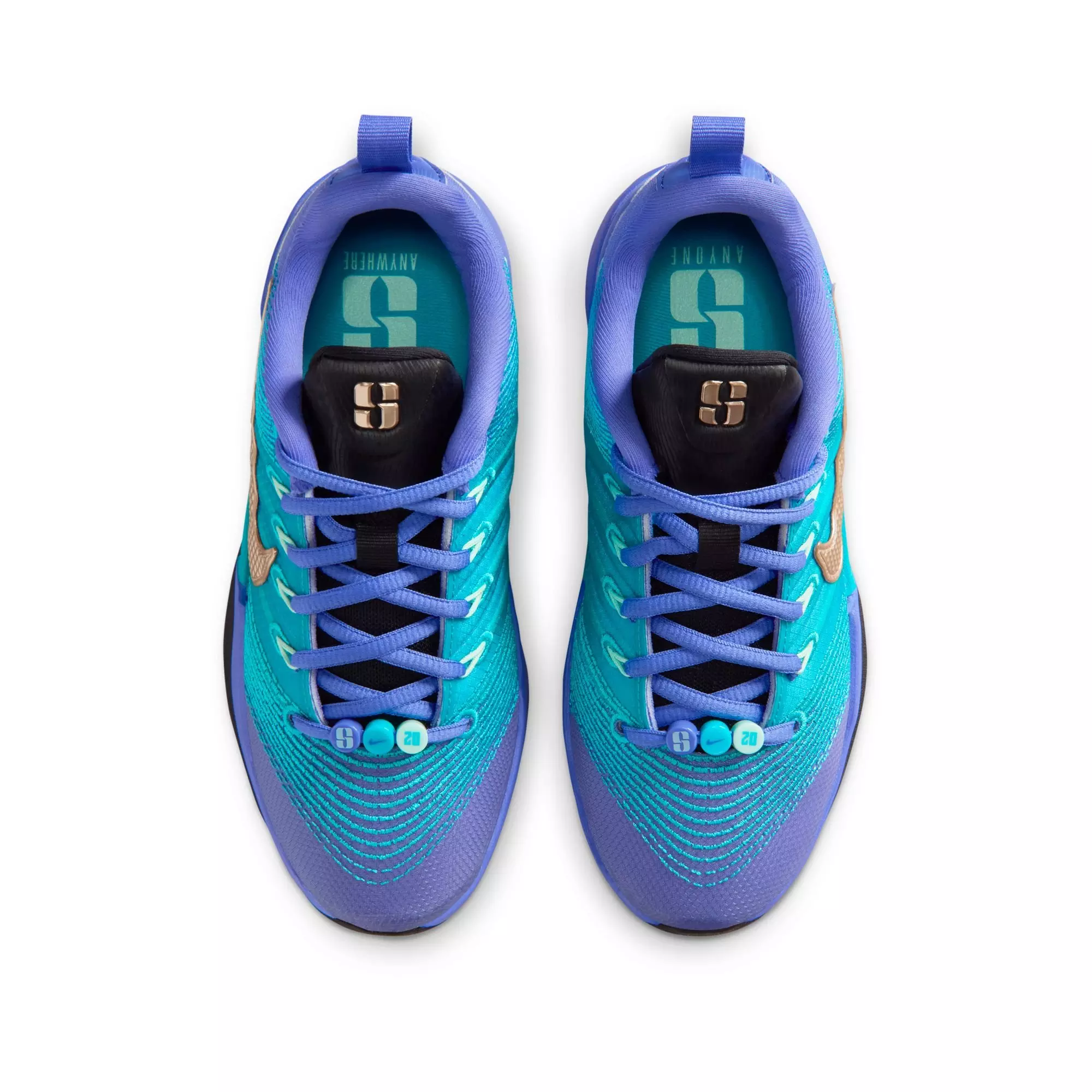 Nike Sabrina 3 "Walnut" Grade School Kids' Basketball Shoe - SAPPHIRE/BLUR/DUSTY CACTUS