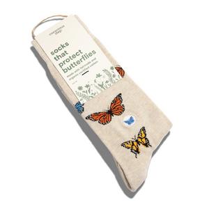 Conscious Step Women's Butterfly Crew Socks