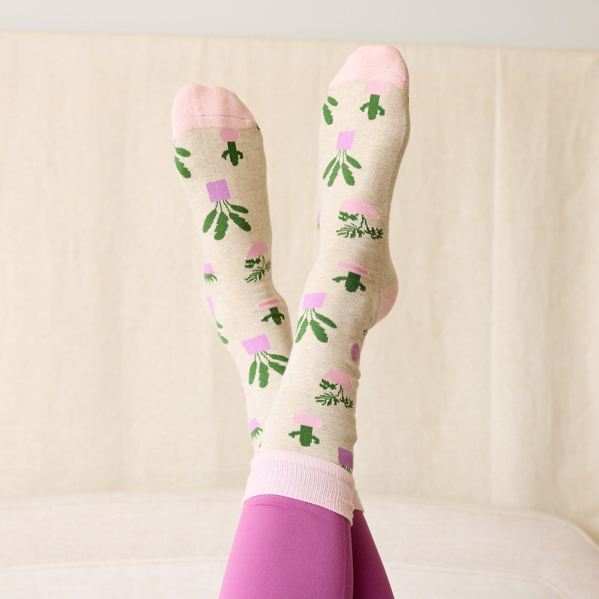 Conscious Step Women's Mental Crew Socks - MULTI-COLOR Thumbnail View 3