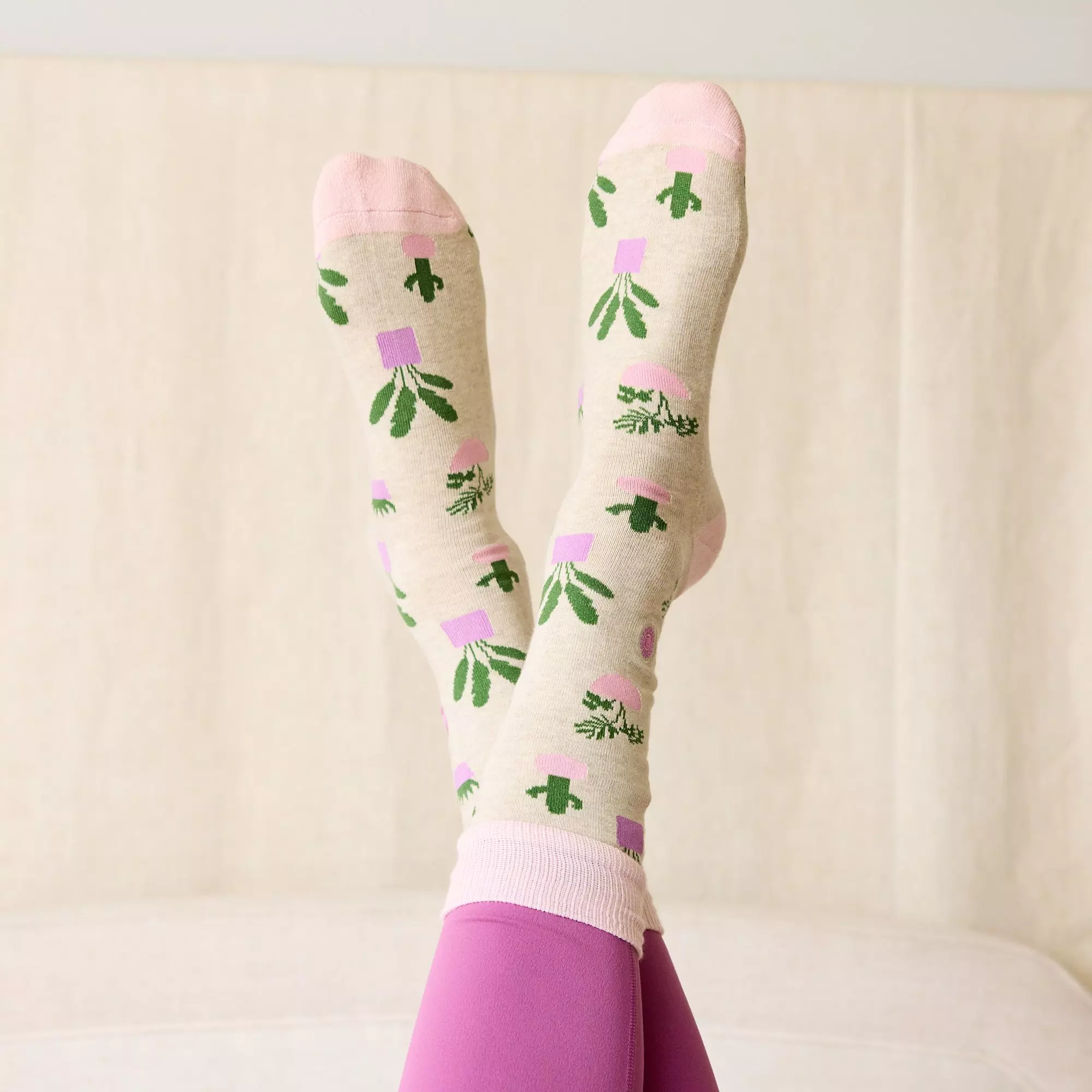 Conscious Step Women's Mental Crew Socks - MULTI-COLOR