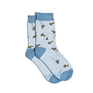 Conscious Step Big Girls' Bees Crew Socks