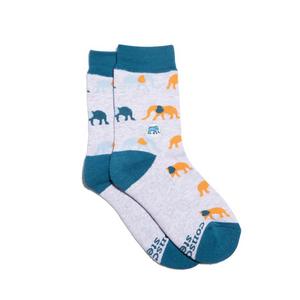 Conscious Step Big Kids' Elephants Crew Socks