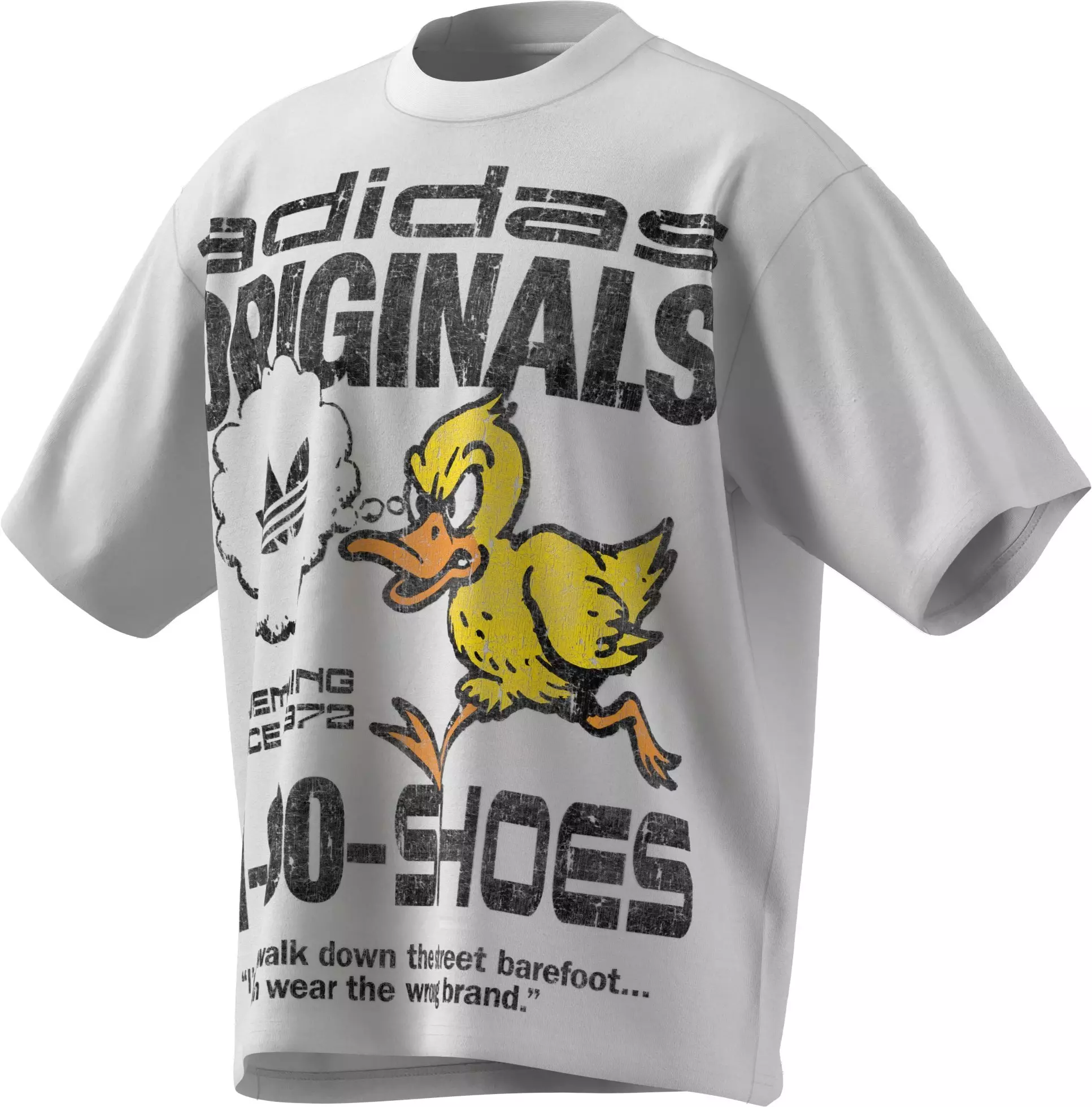 adidas Originals Men's Duck Graphic Tee - WHITE