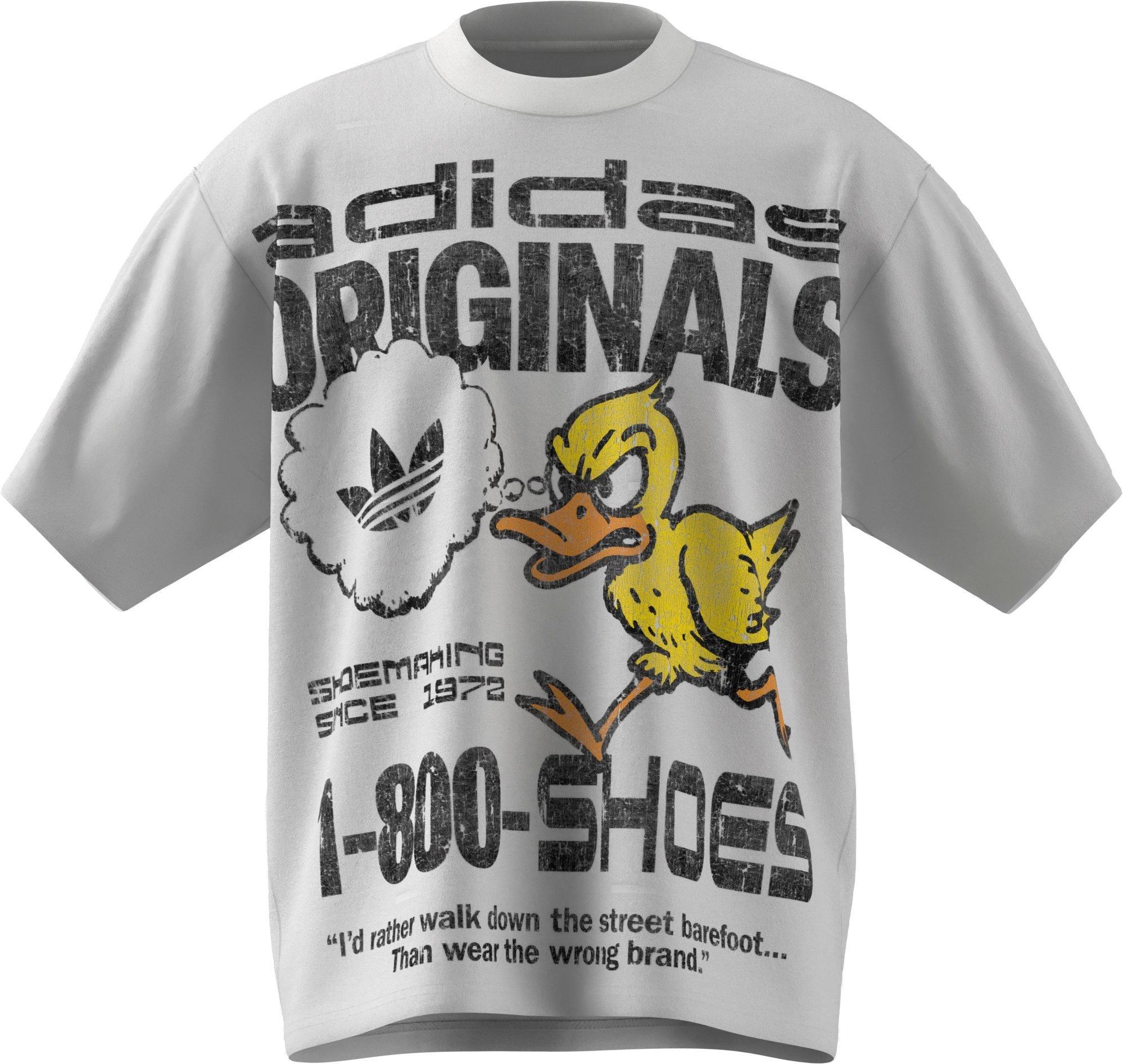 adidas Originals Men's Duck Graphic Tee - WHITE Thumbnail View 3