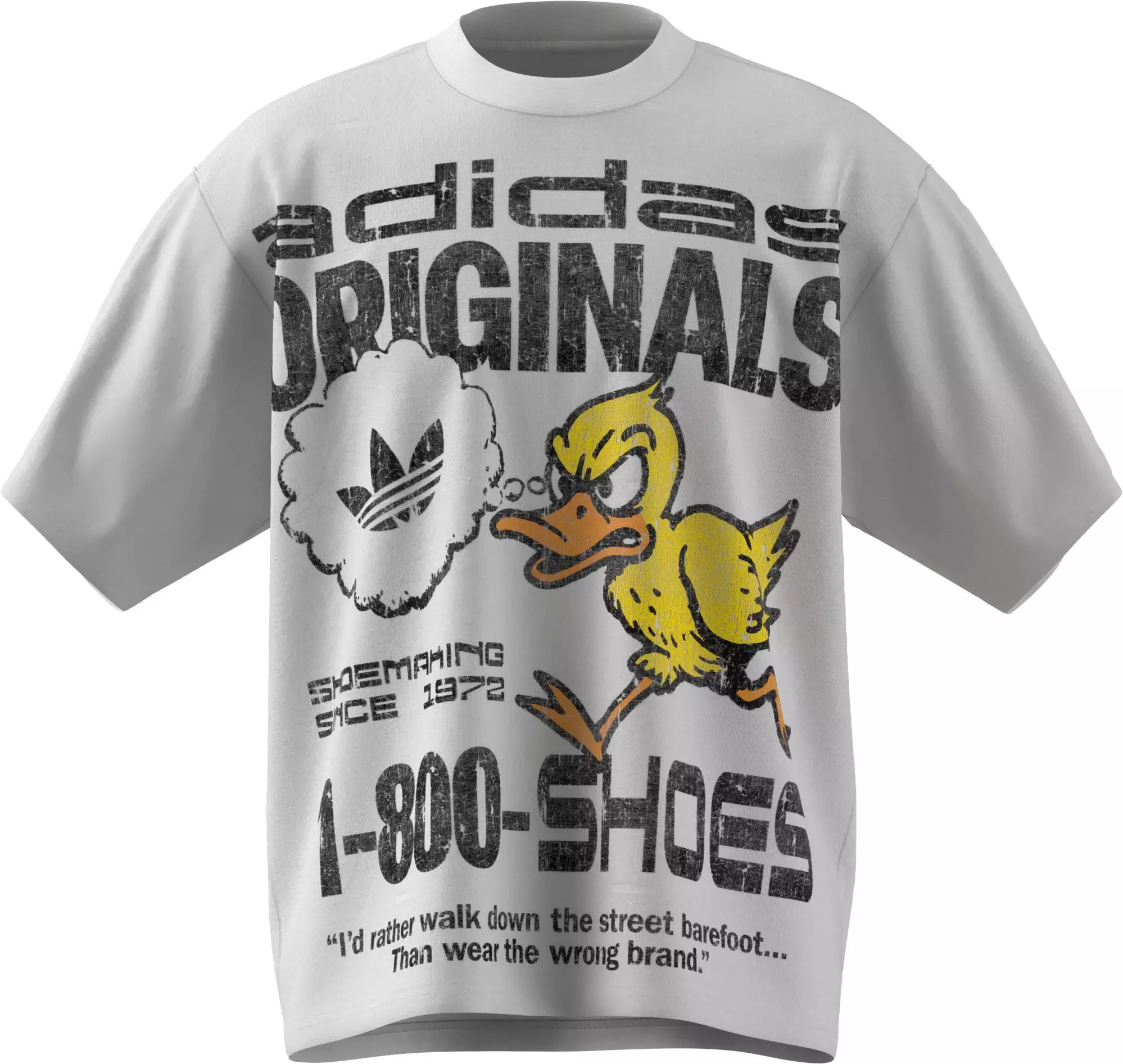 adidas Originals Men's Duck Graphic Tee - WHITE