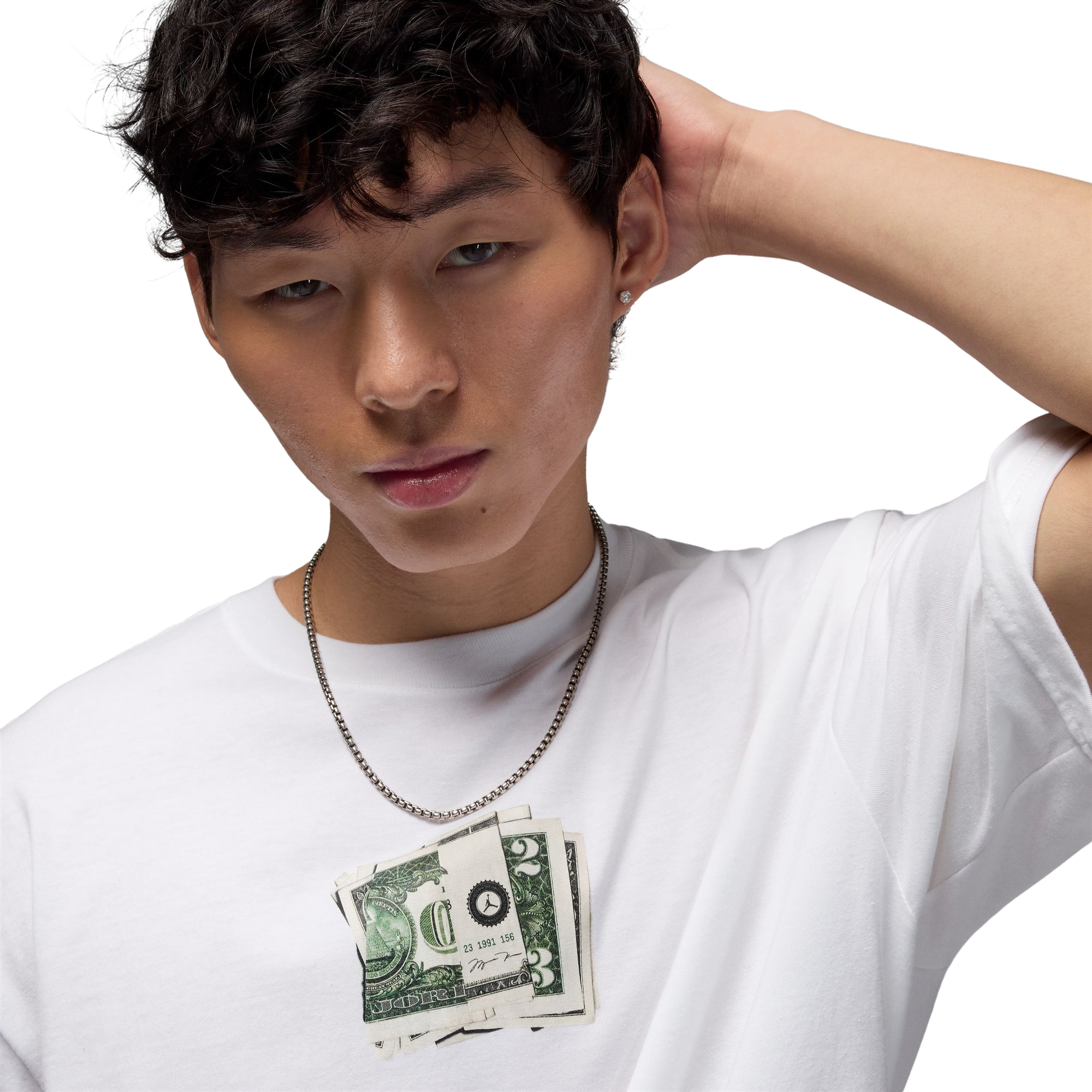 Jordan Men's AJ3 Tee - WHITE Thumbnail View 3