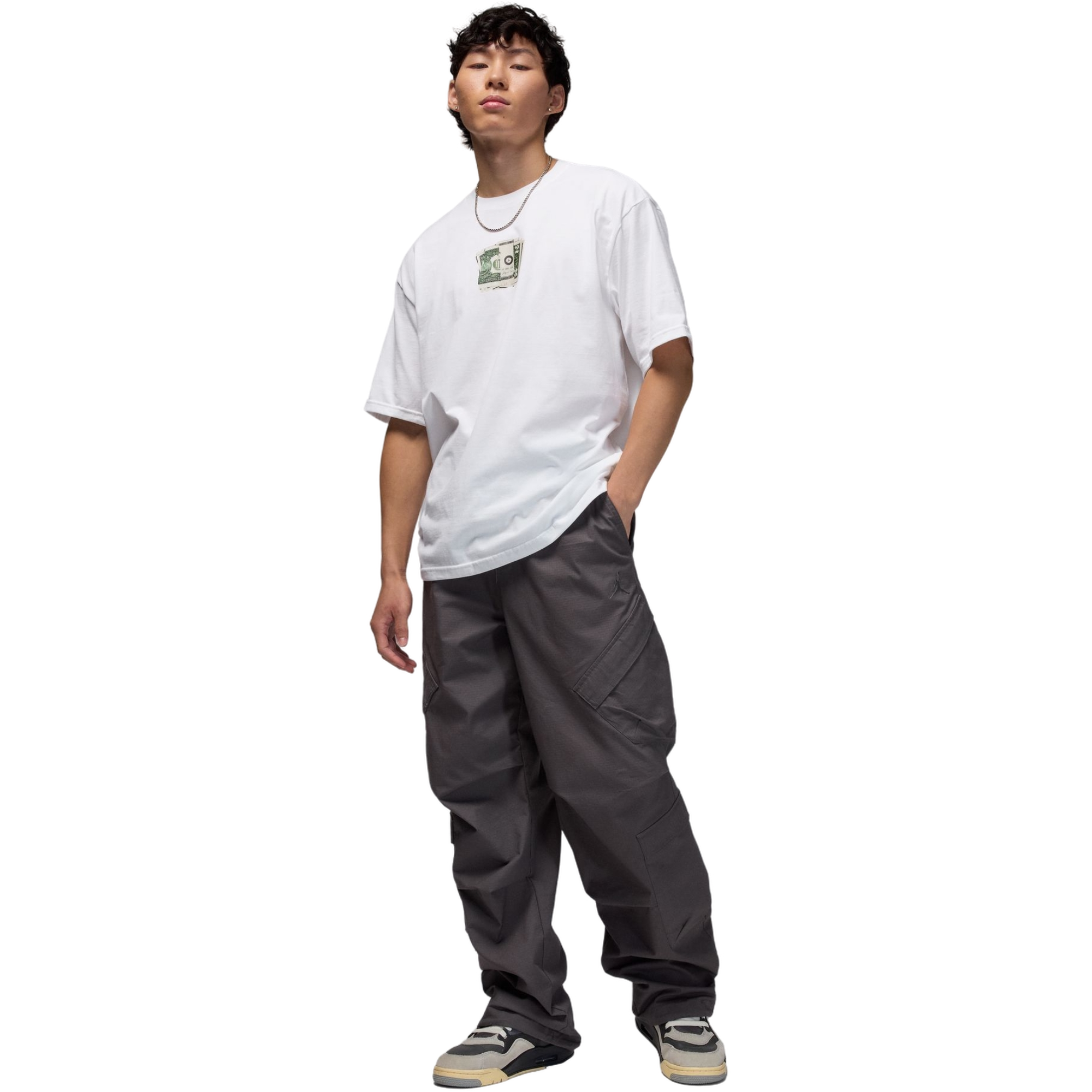 Jordan Men's AJ3 Tee - WHITE Thumbnail View 5