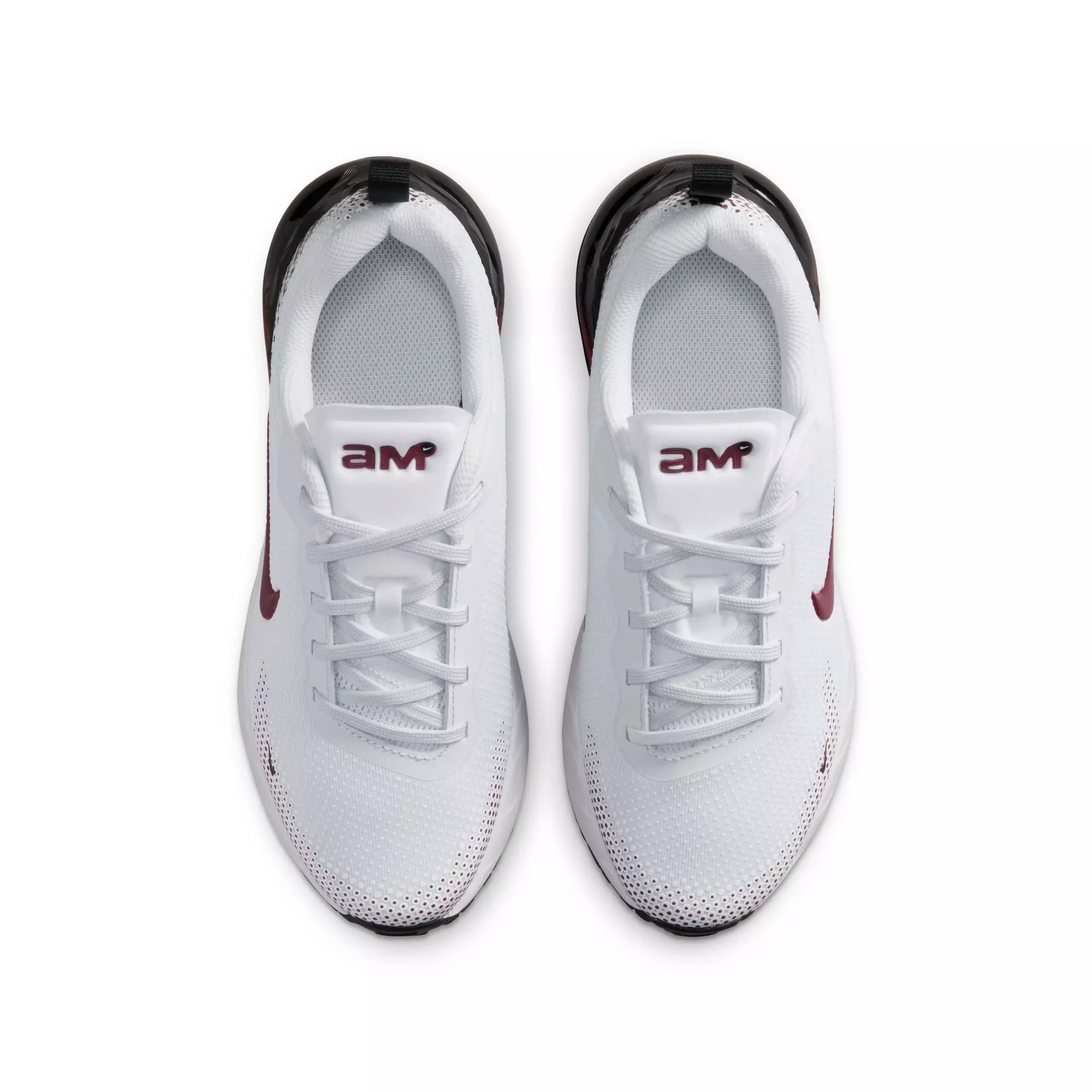 Nike Air Max Phoenix "White/Team Red/Black" Grade School Boys' Shoe - WHITE/RED