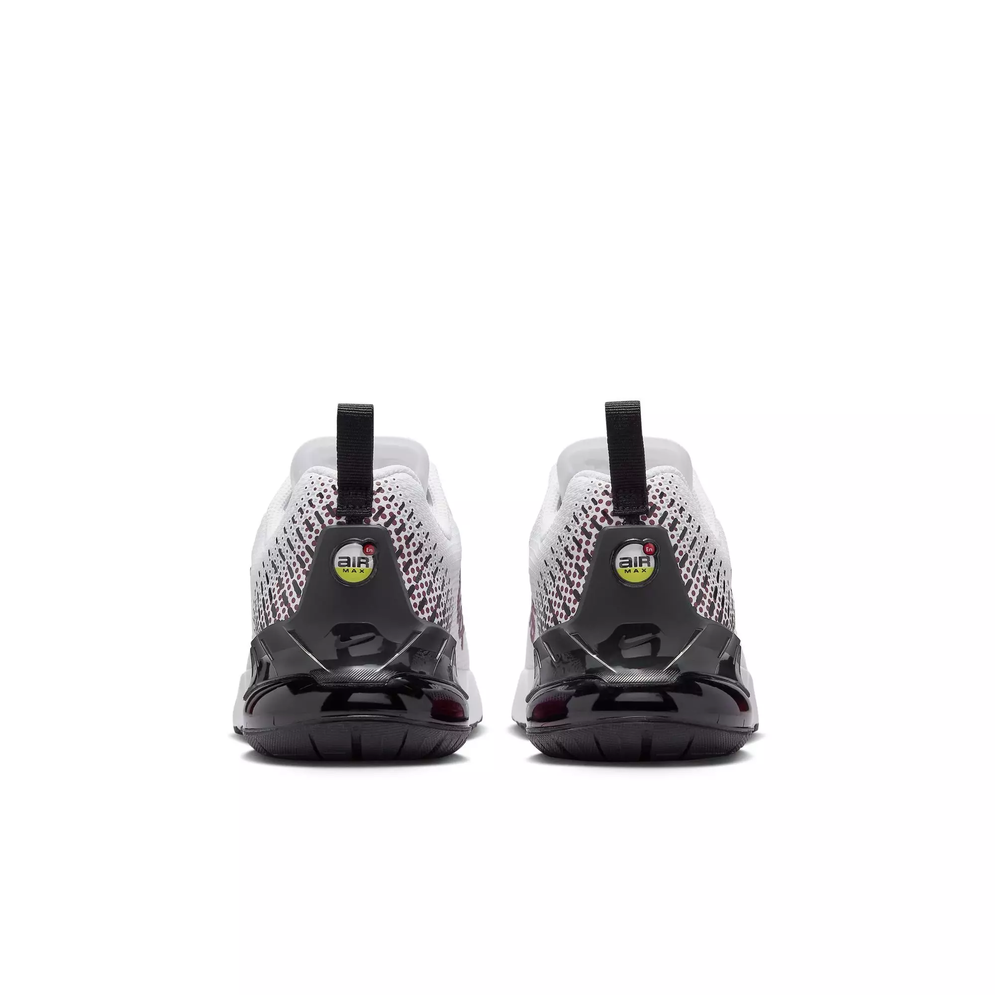 Nike Air Max Phoenix "White/Team Red/Black" Grade School Boys' Shoe - WHITE/RED