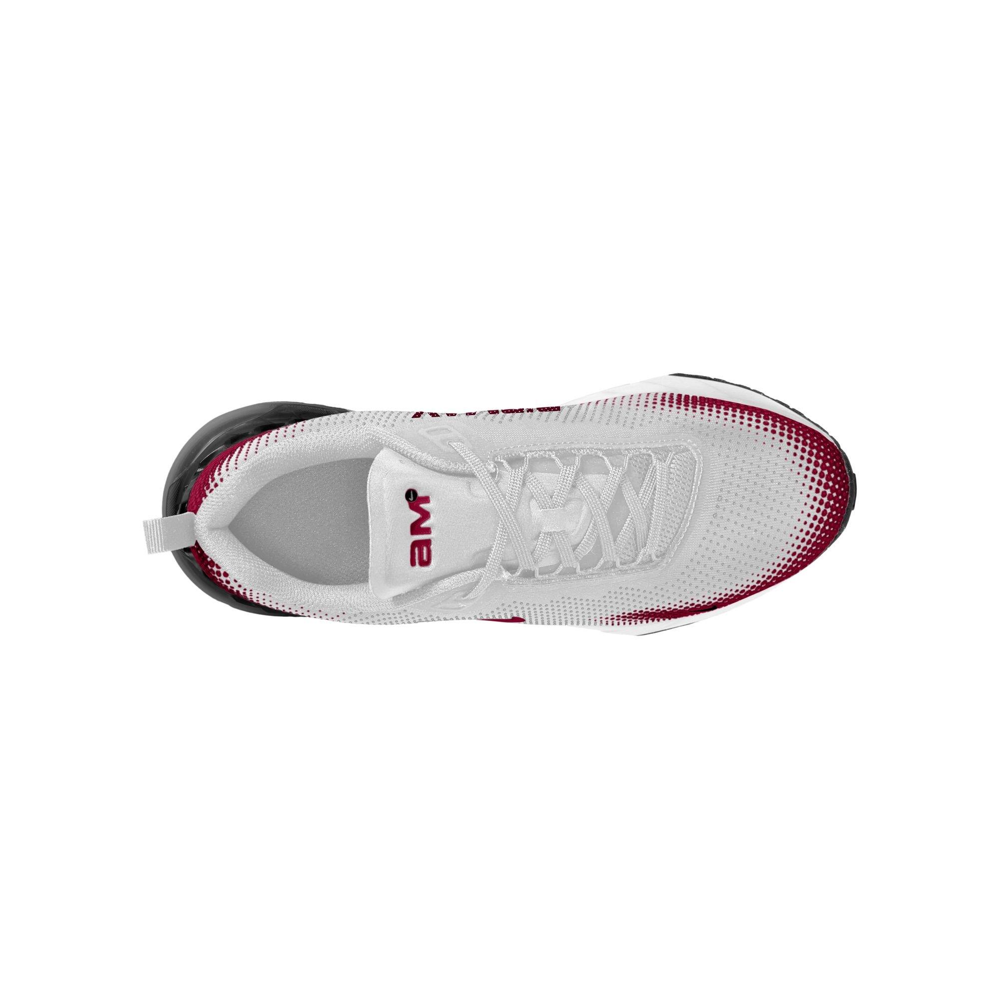 Nike Air Max Phoenix "White/Team Red/Black" Grade School Boys' Shoe - WHITE/RED Thumbnail View 8
