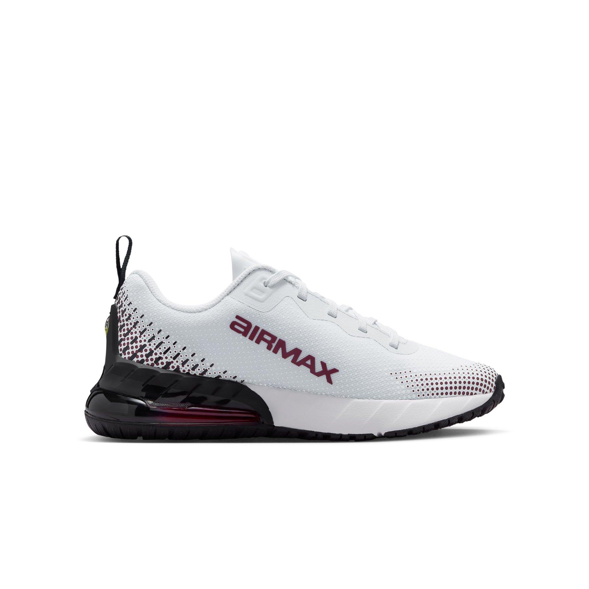 Nike Air Max Phoenix "White/Team Red/Black" Grade School Boys' Shoe - WHITE/RED Thumbnail View 2