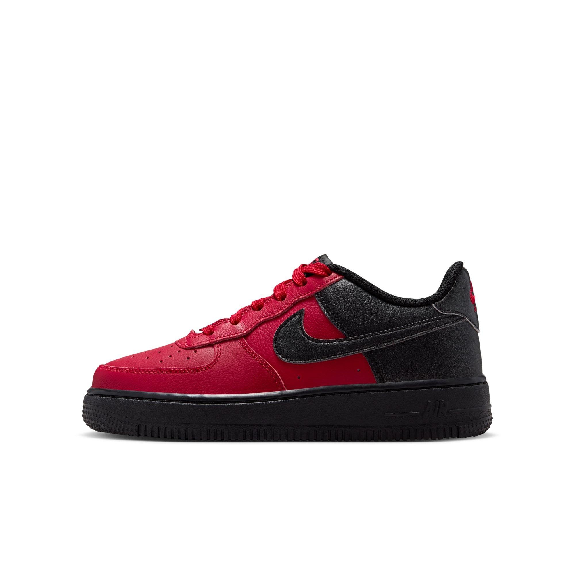 Nike Air Force 1 LV8 "Gym Red/Black/Summit White" Grade School Boys' Shoe - RED/BLACK Thumbnail View 2