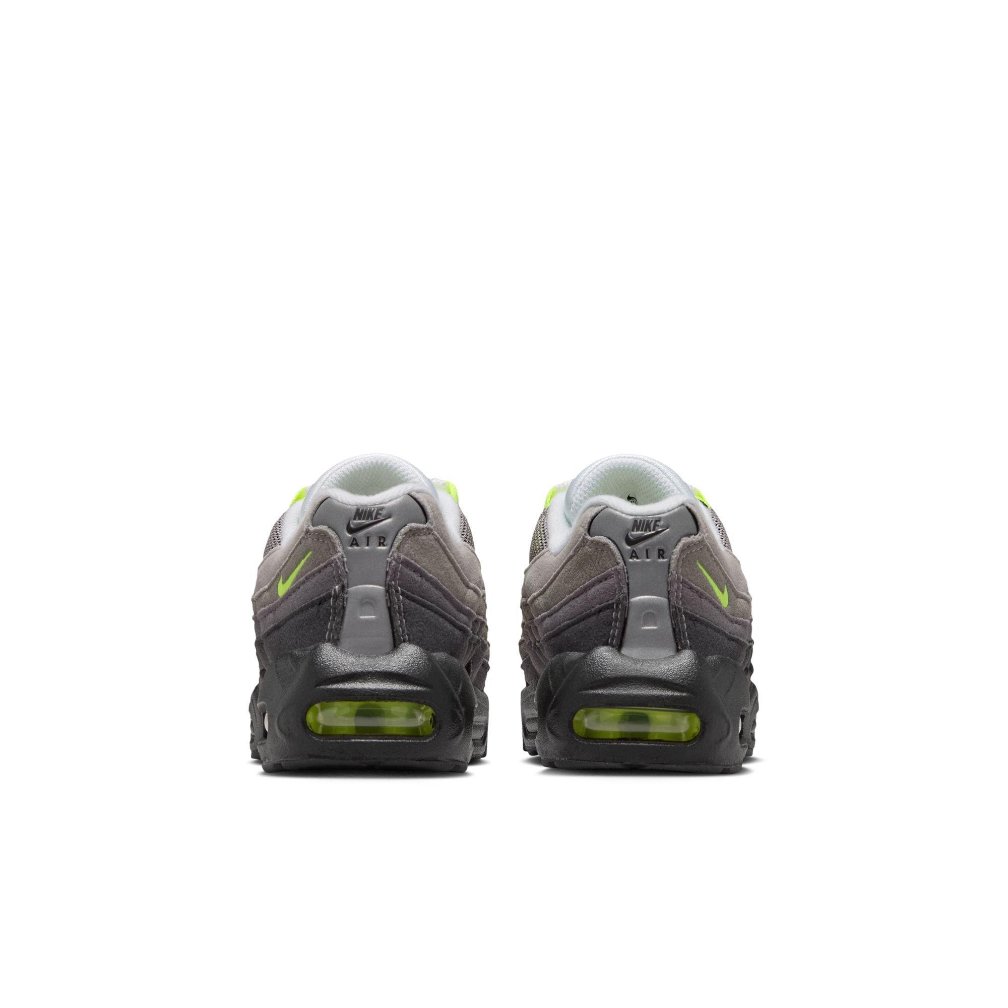 Nike Air Max '95 "Anthracite" Preschool Kids' Shoe - BLACK/NEON YELLOW/ANTHRACITE Thumbnail View 9