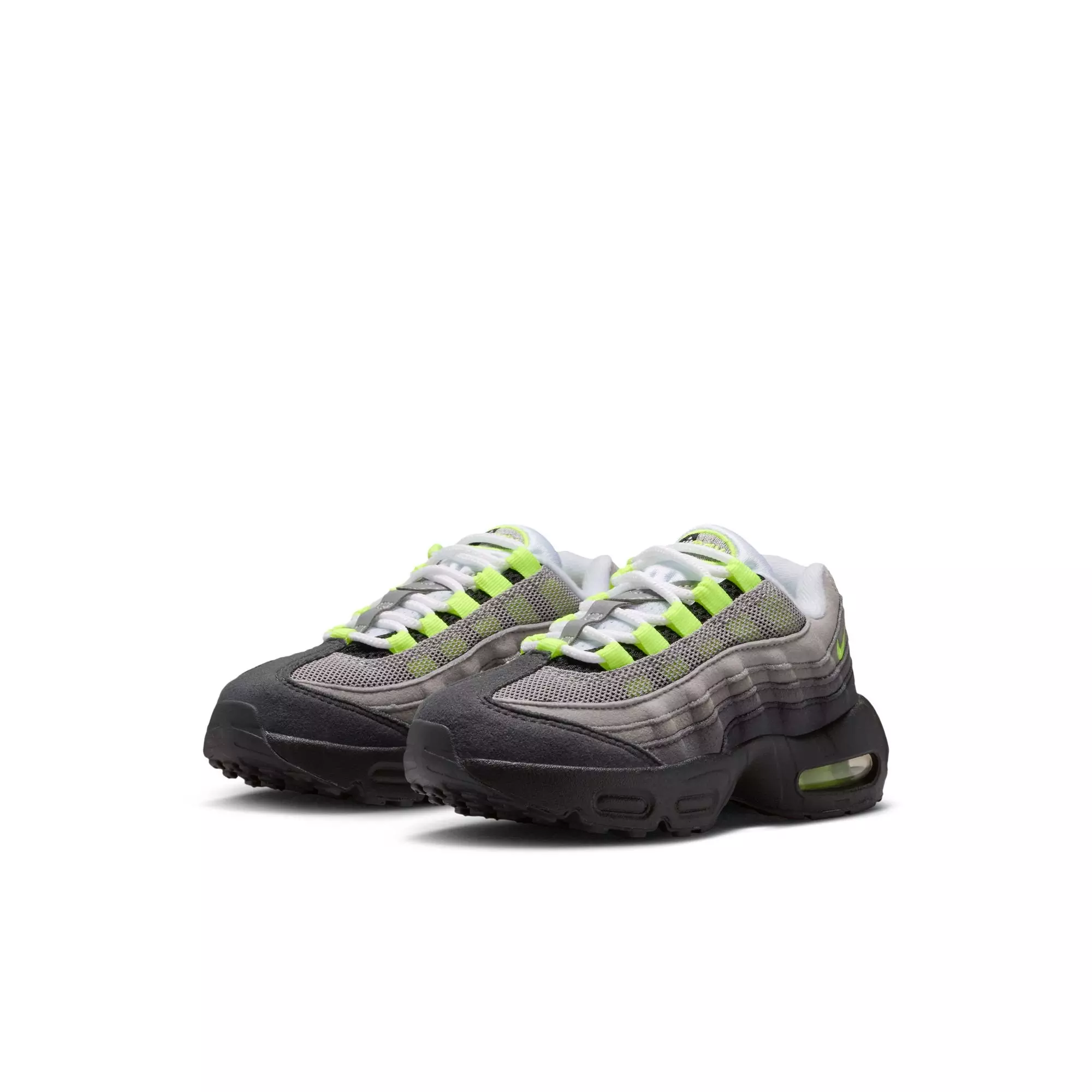 Nike Air Max '95 "Anthracite" Preschool Kids' Shoe - BLACK/NEON YELLOW/ANTHRACITE
