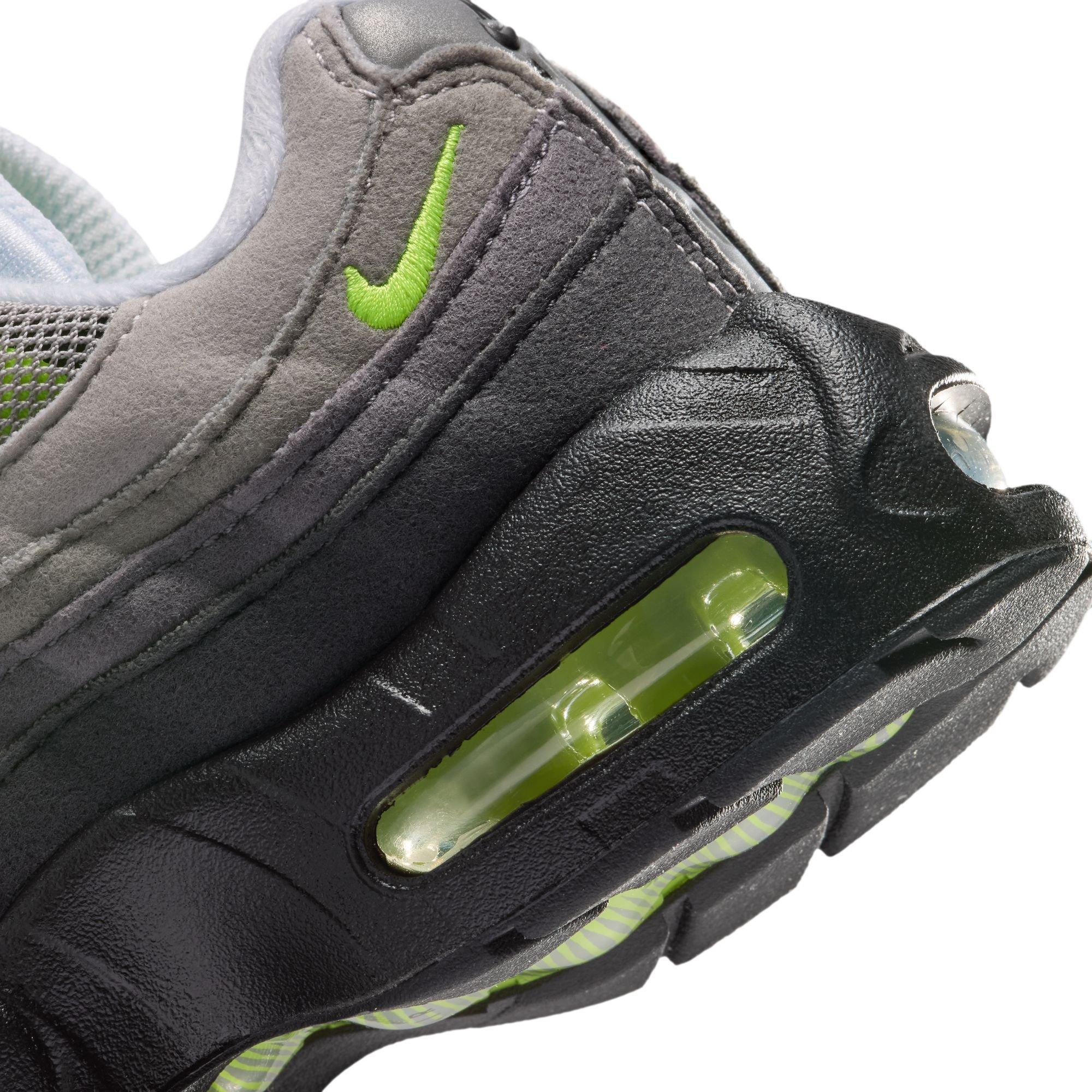 Nike Air Max '95 "Anthracite" Preschool Kids' Shoe - BLACK/NEON YELLOW/ANTHRACITE Thumbnail View 6