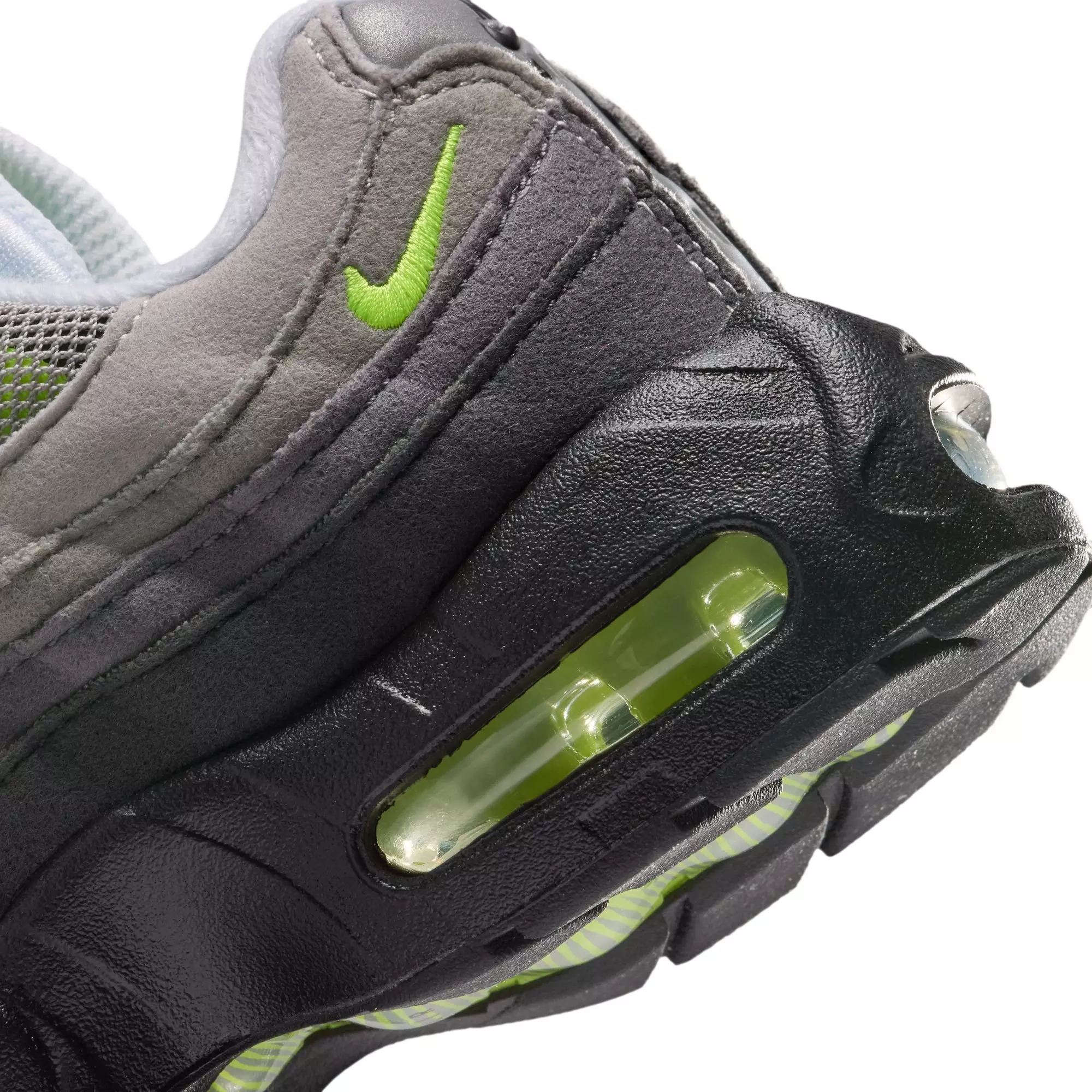 Nike Air Max '95 "Neon Yellow" Preschool Kids' Shoe - BLACK/NEON YELLOW/ANTHRACITE