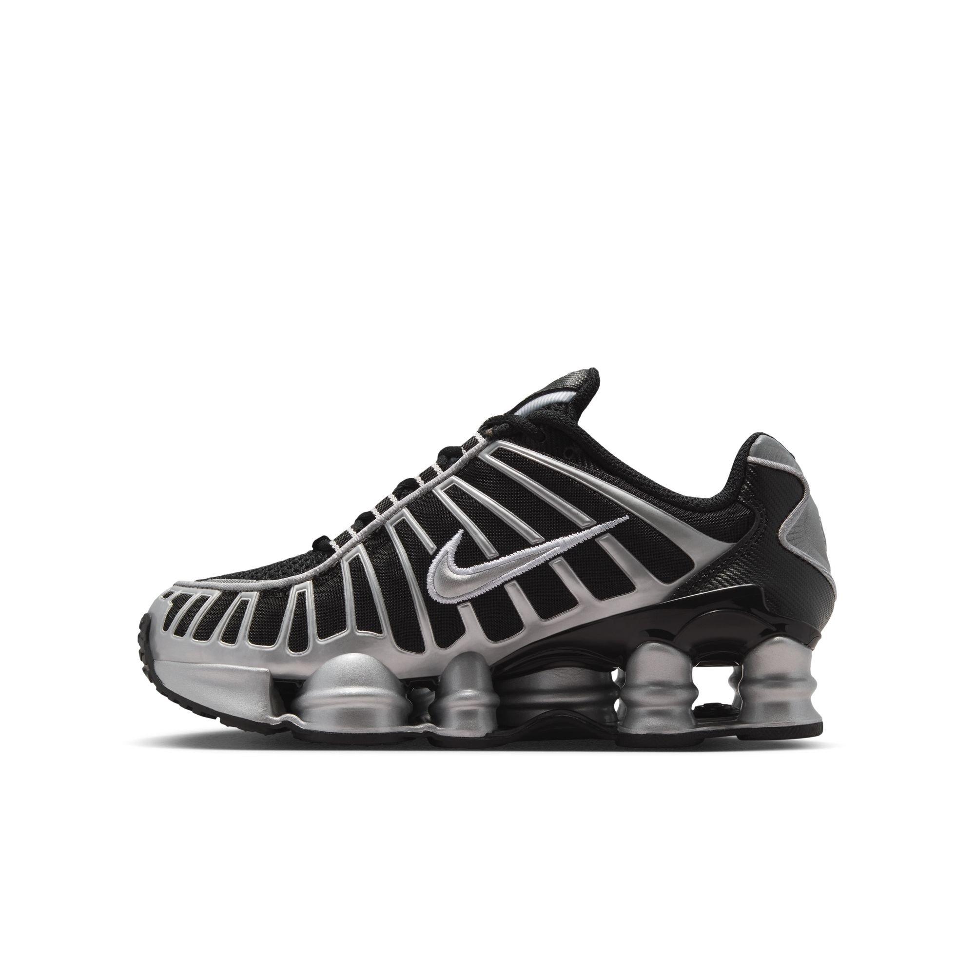 Nike Shox TL Grade School Boys' "Black/Metallic Silver/Volt Ice" Shoe