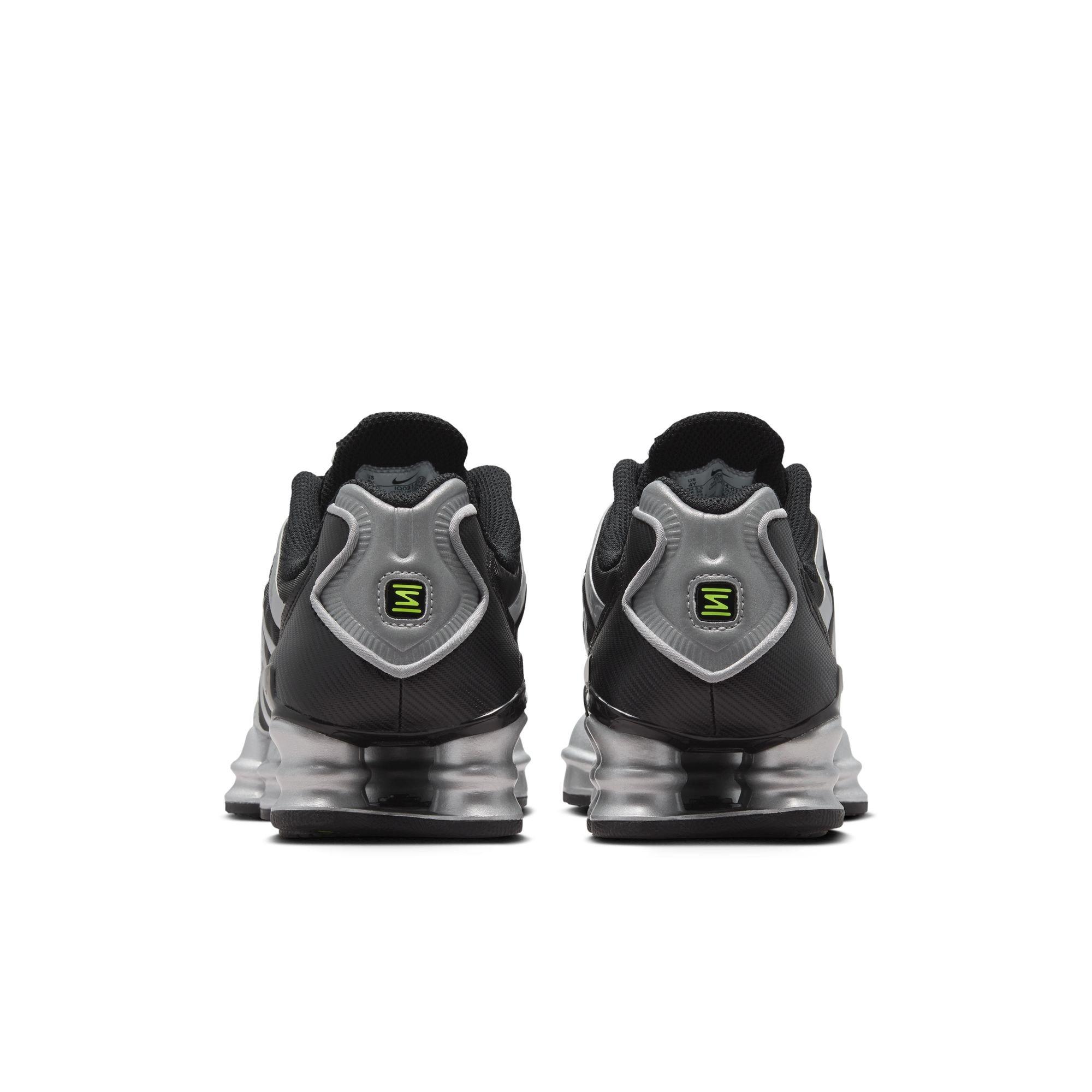 Nike Shox TL Grade School Boys' "Black/Metallic Silver/Volt Ice" Shoe