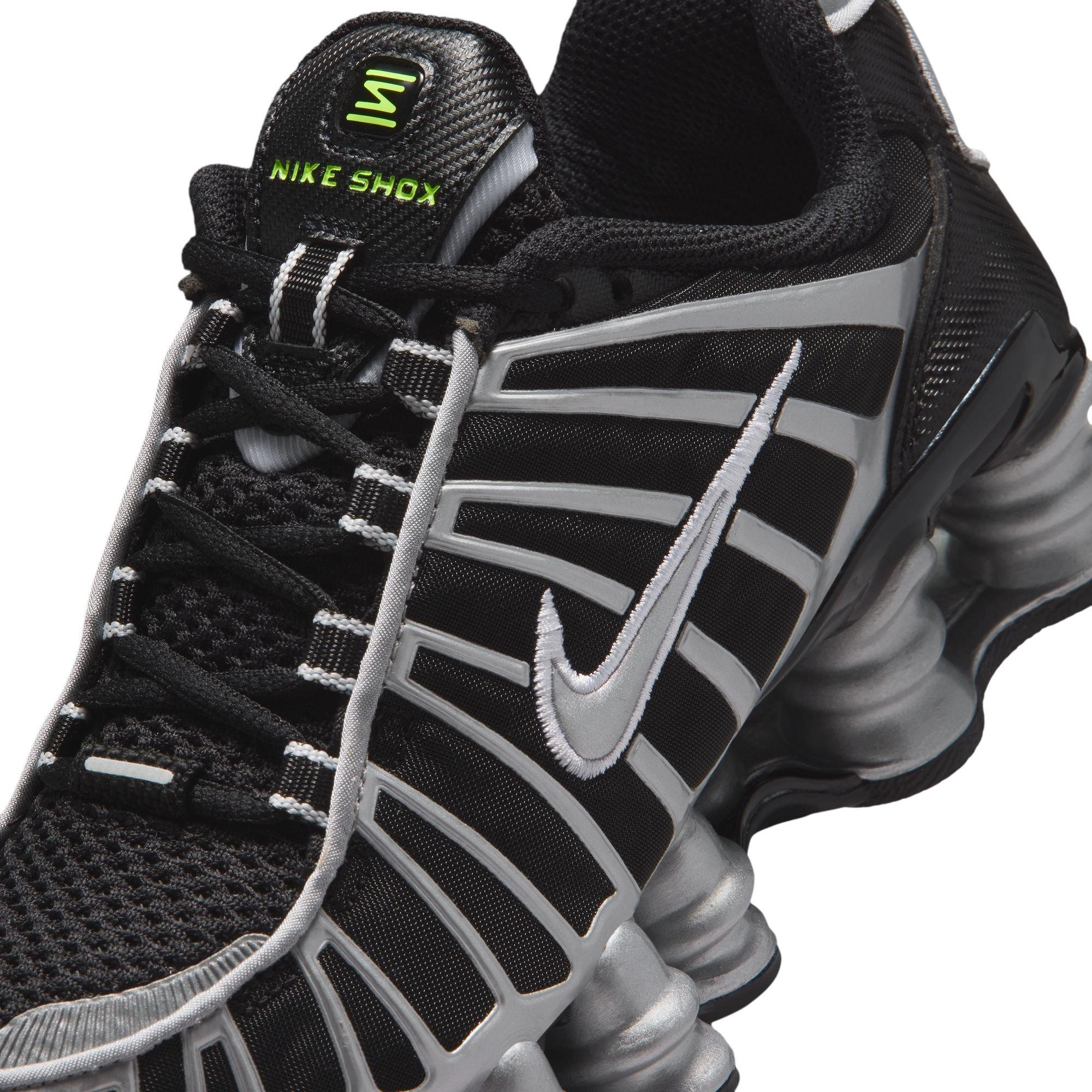 Nike Shox TL Grade School Boys' "Black/Metallic Silver/Volt Ice" Shoe