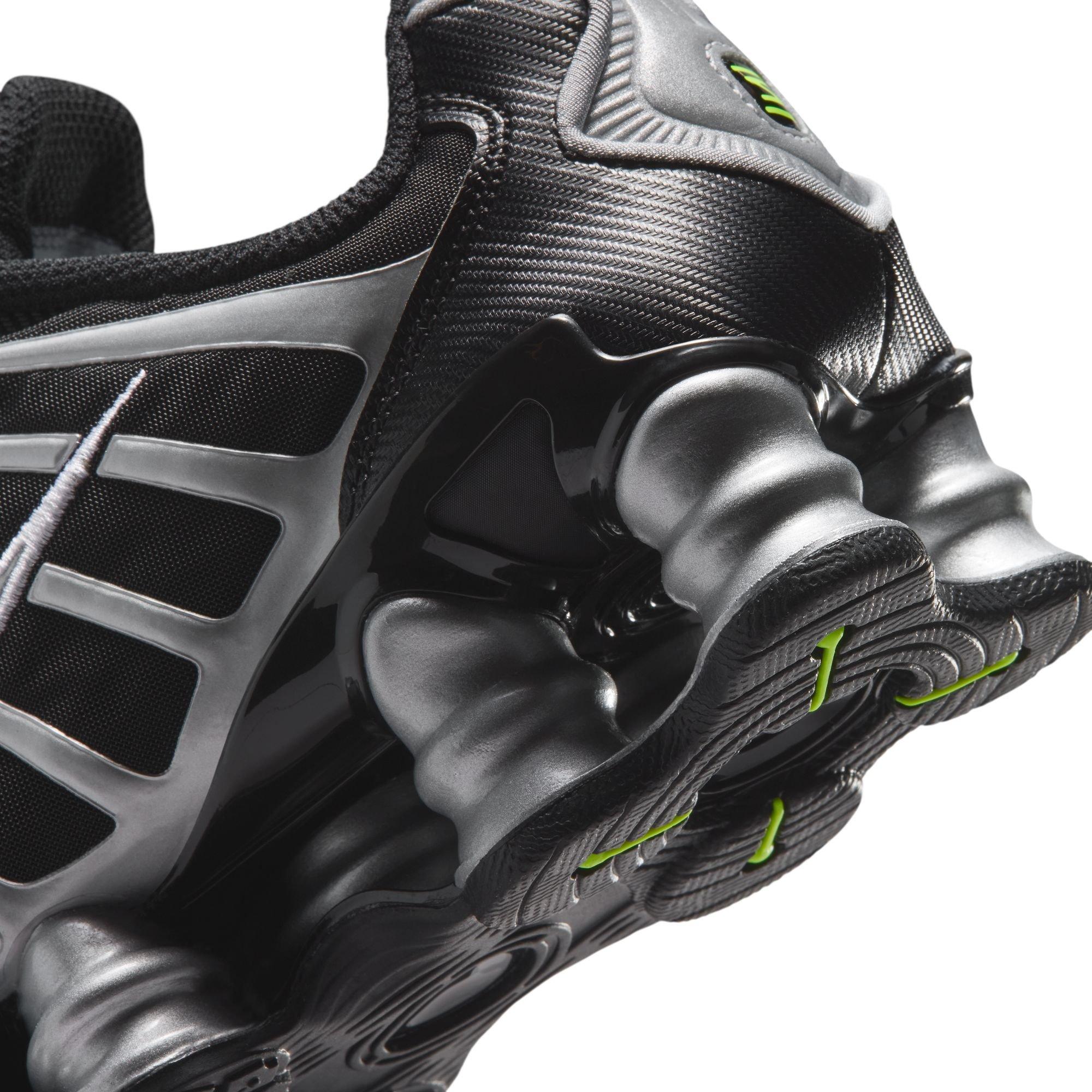 Nike Shox TL Grade School Boys' "Black/Metallic Silver/Volt Ice" Shoe