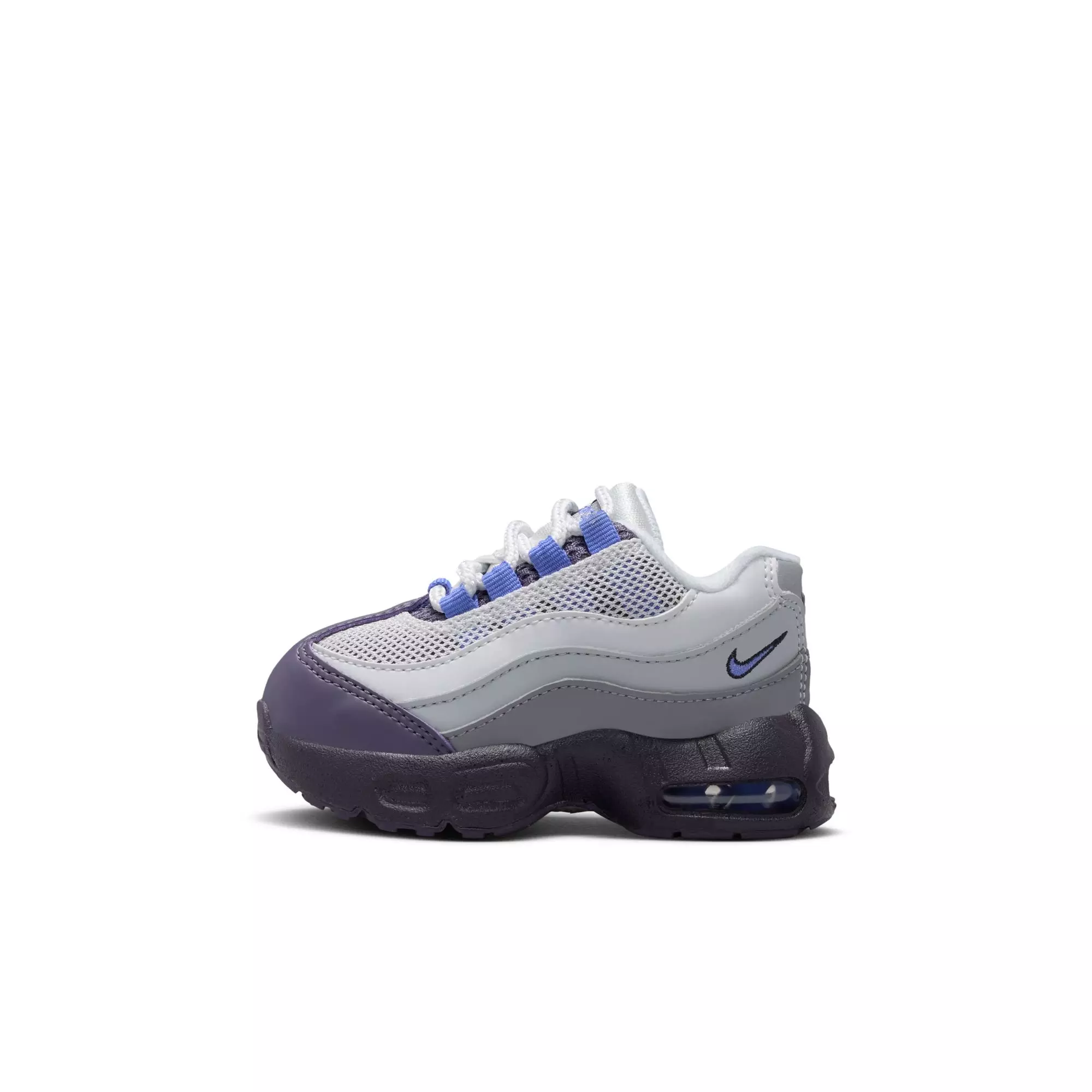 Nike Air Max 95 Recraft "Photon Dust/Sapphire/Dark Raisin" Toddler Boys' Shoe - GREY/BLUE